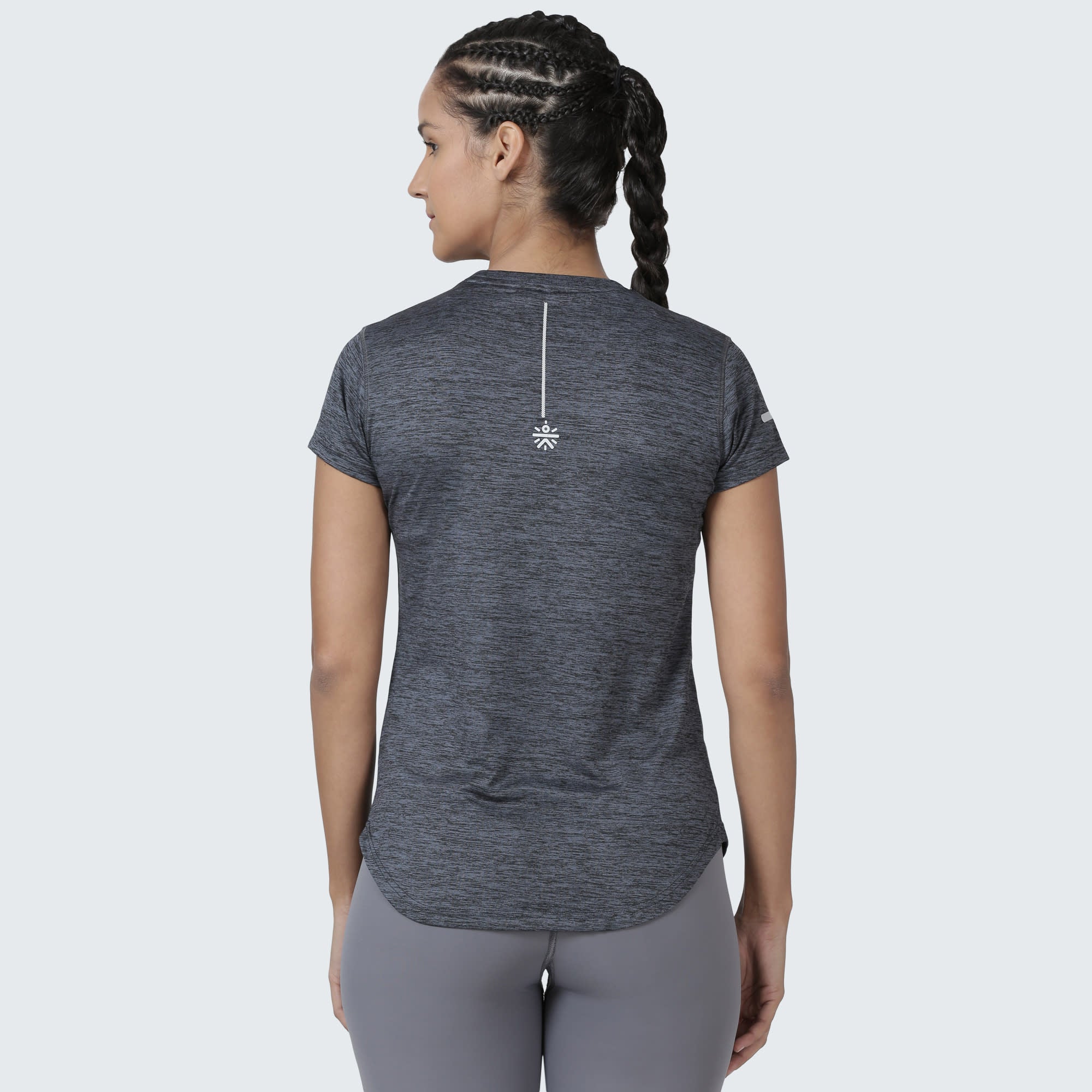 Signature Logo Slim Fit T-shirt - Grey