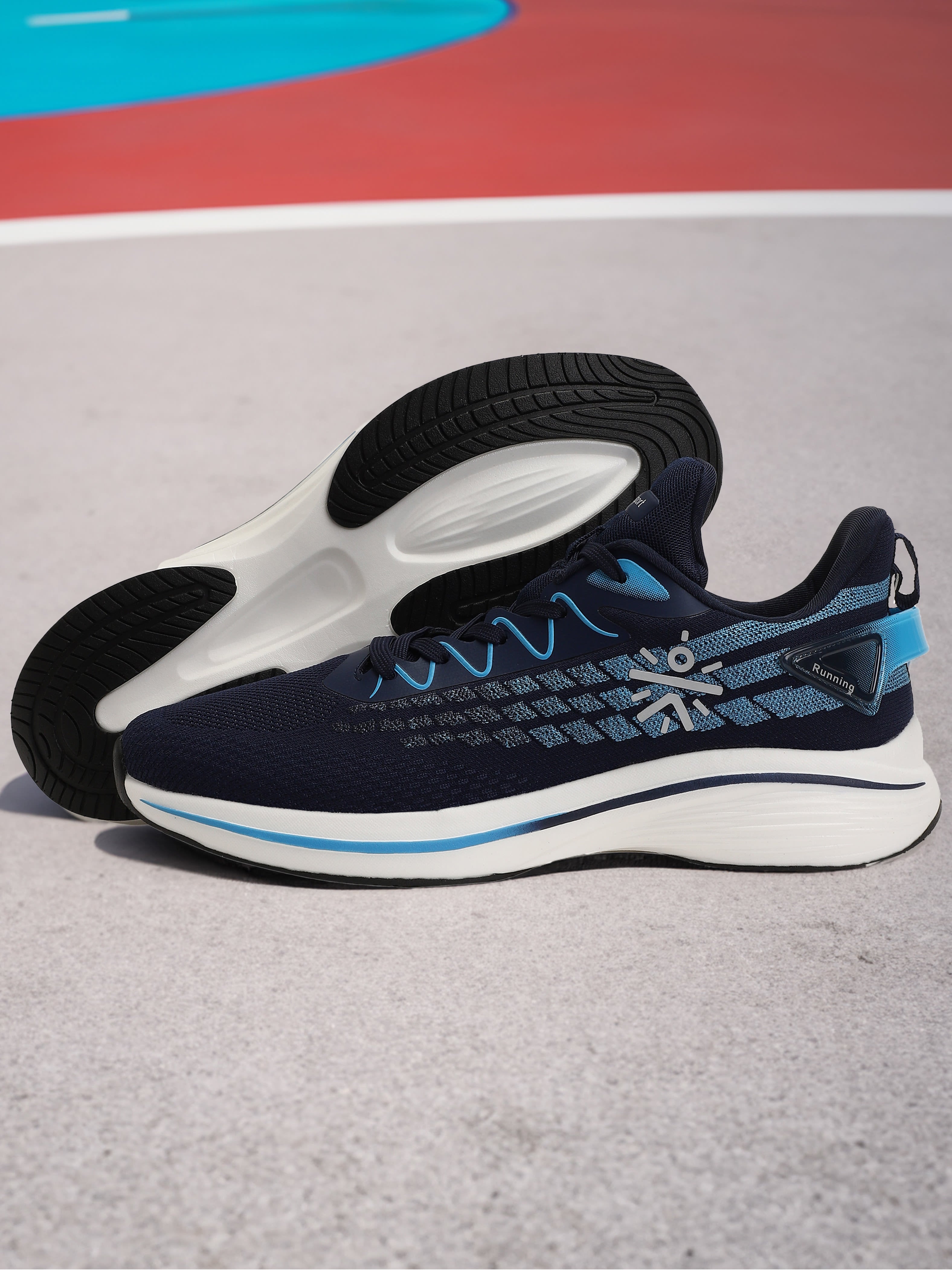 cult Active Men Running Shoes - Navy Blue