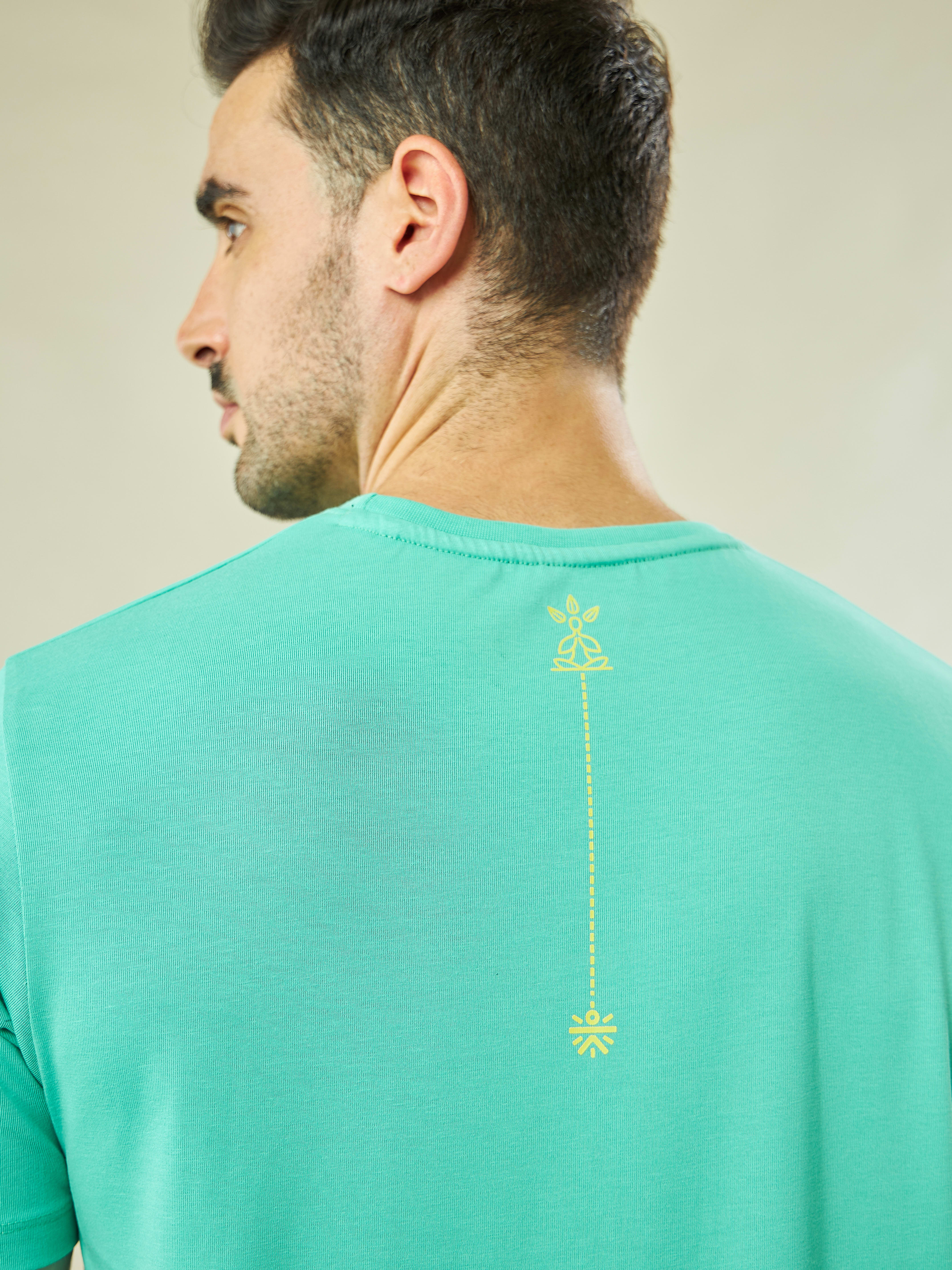 Placement Print Yoga T-shirt