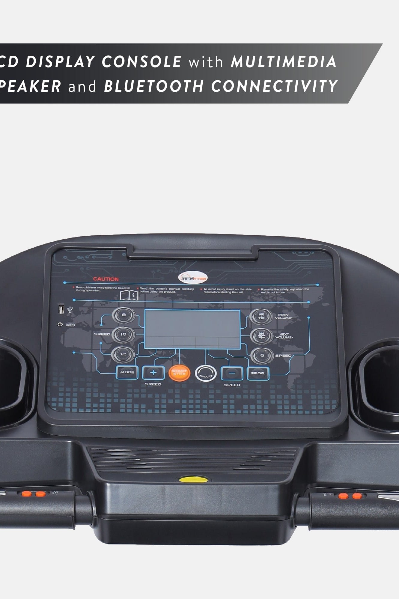 10K 2.5HP DC Treadmill | 2-level Manual-incline | Max Speed-14kmph | Max Weight-120kg (with 6 months extended warranty)