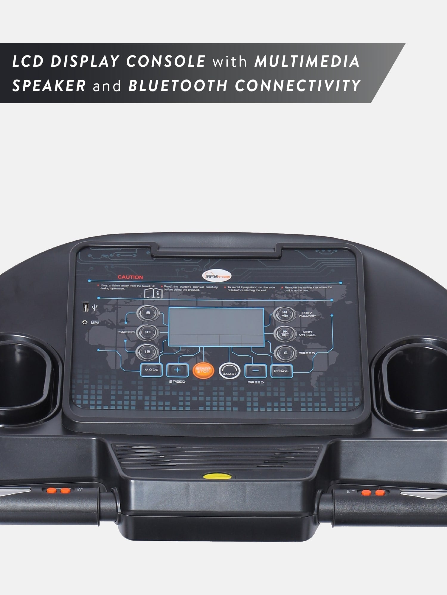 10K 2.5HP DC Treadmill | 2-level Manual-incline | Max Speed-14kmph | Max Weight-120kg (with 6 months extended warranty)