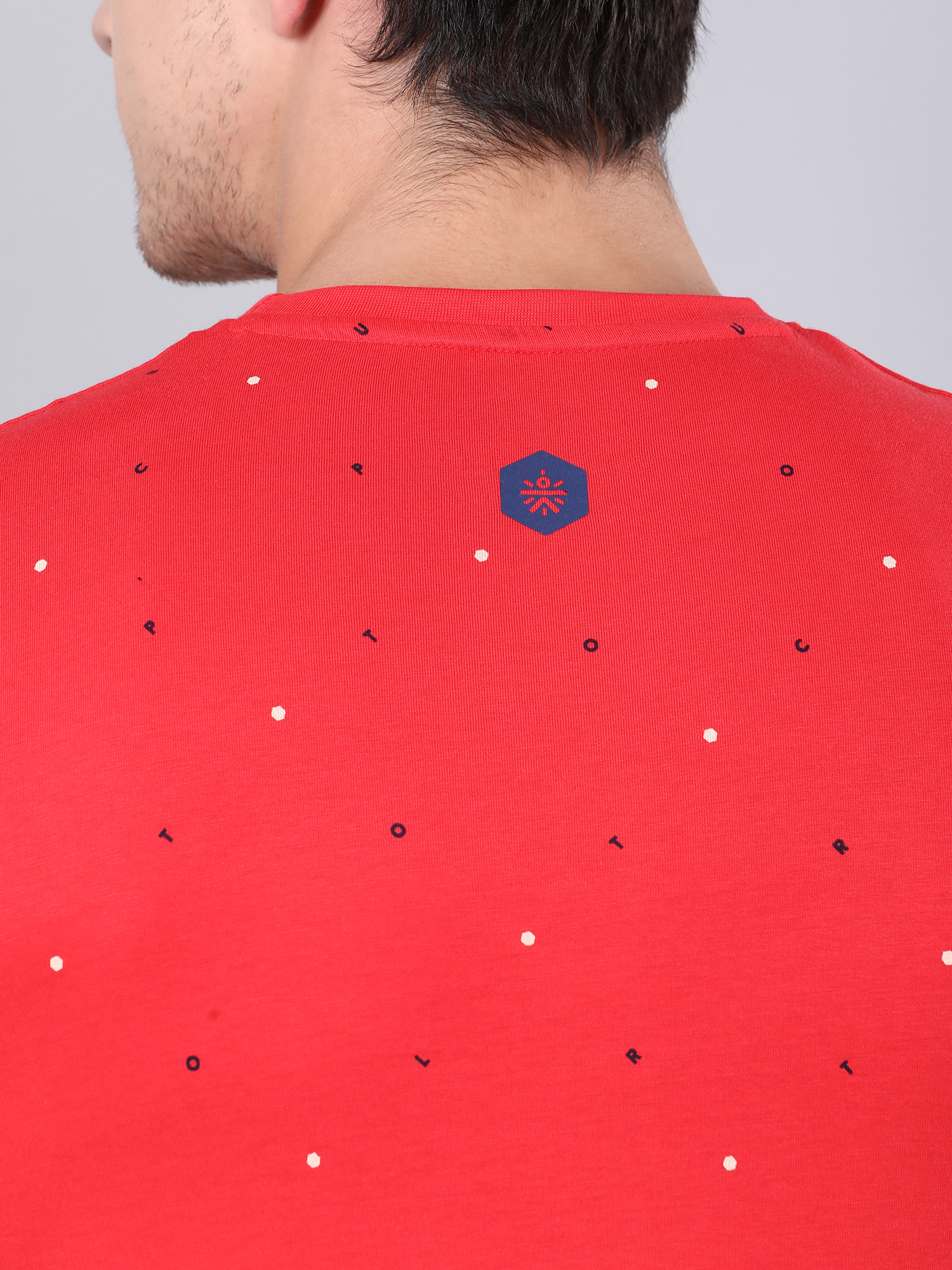 Everyday Alpha Red Cotton Tee