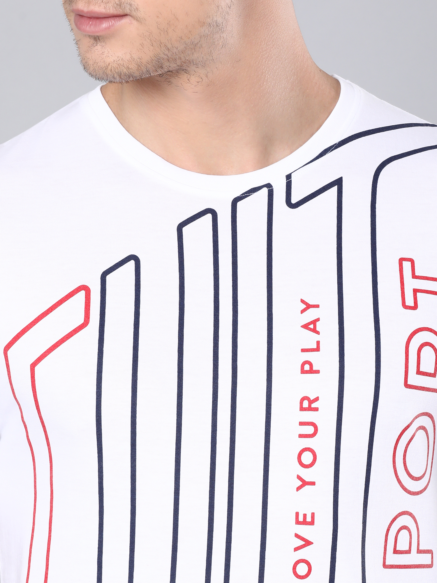 Everydays Dart White Cotton Tee