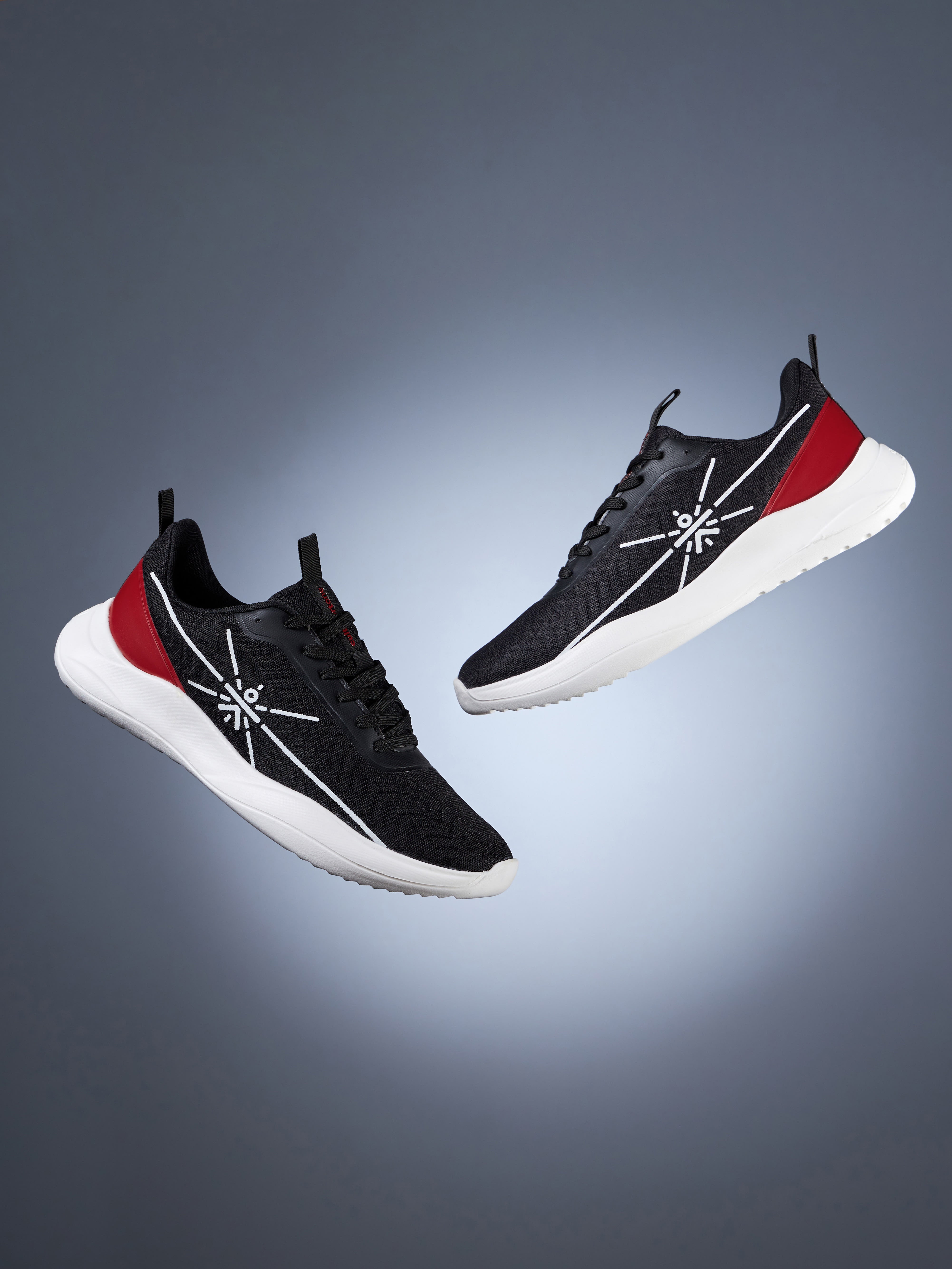 cult Racer Men Running Shoes - Black/Red
