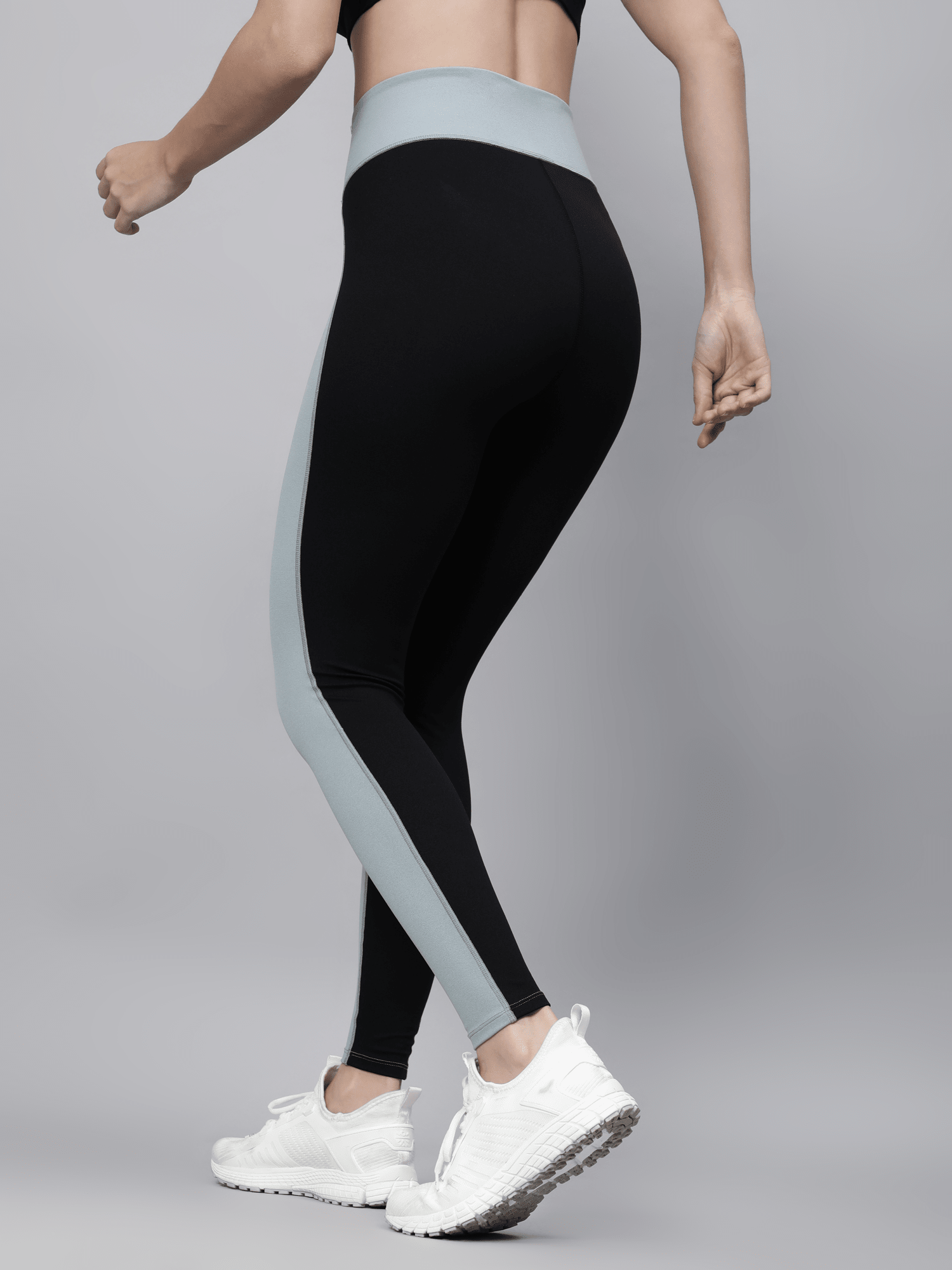 AbsoluteFit Enhance Black+Mint Workout Leggings