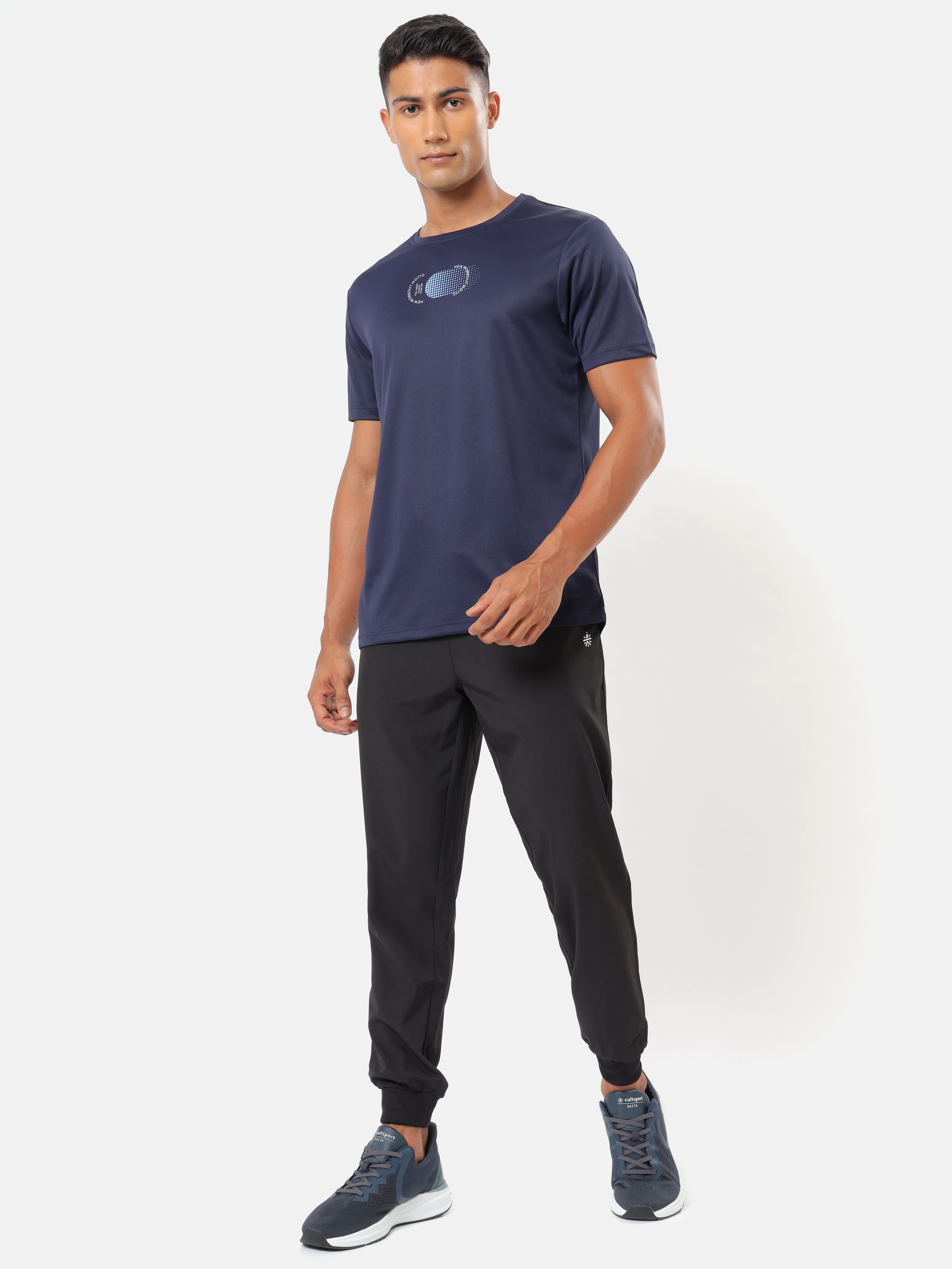 Performance T-shirt with Minimal Graphic Pack of 2