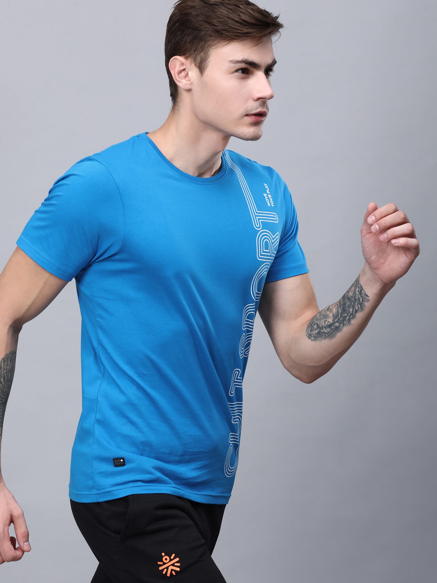 Everydays Peak Blue Cotton Tee