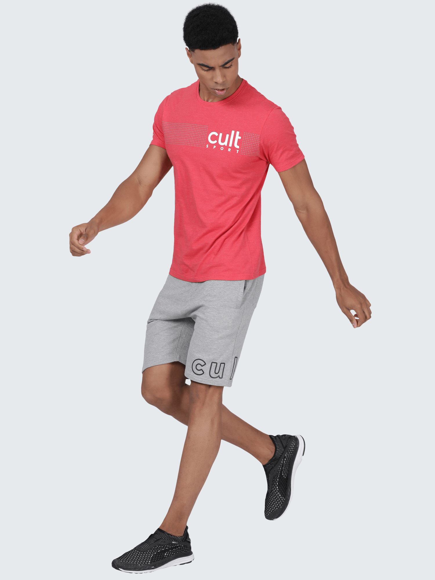 Everydays Cloud Light Grey Casual Shorts