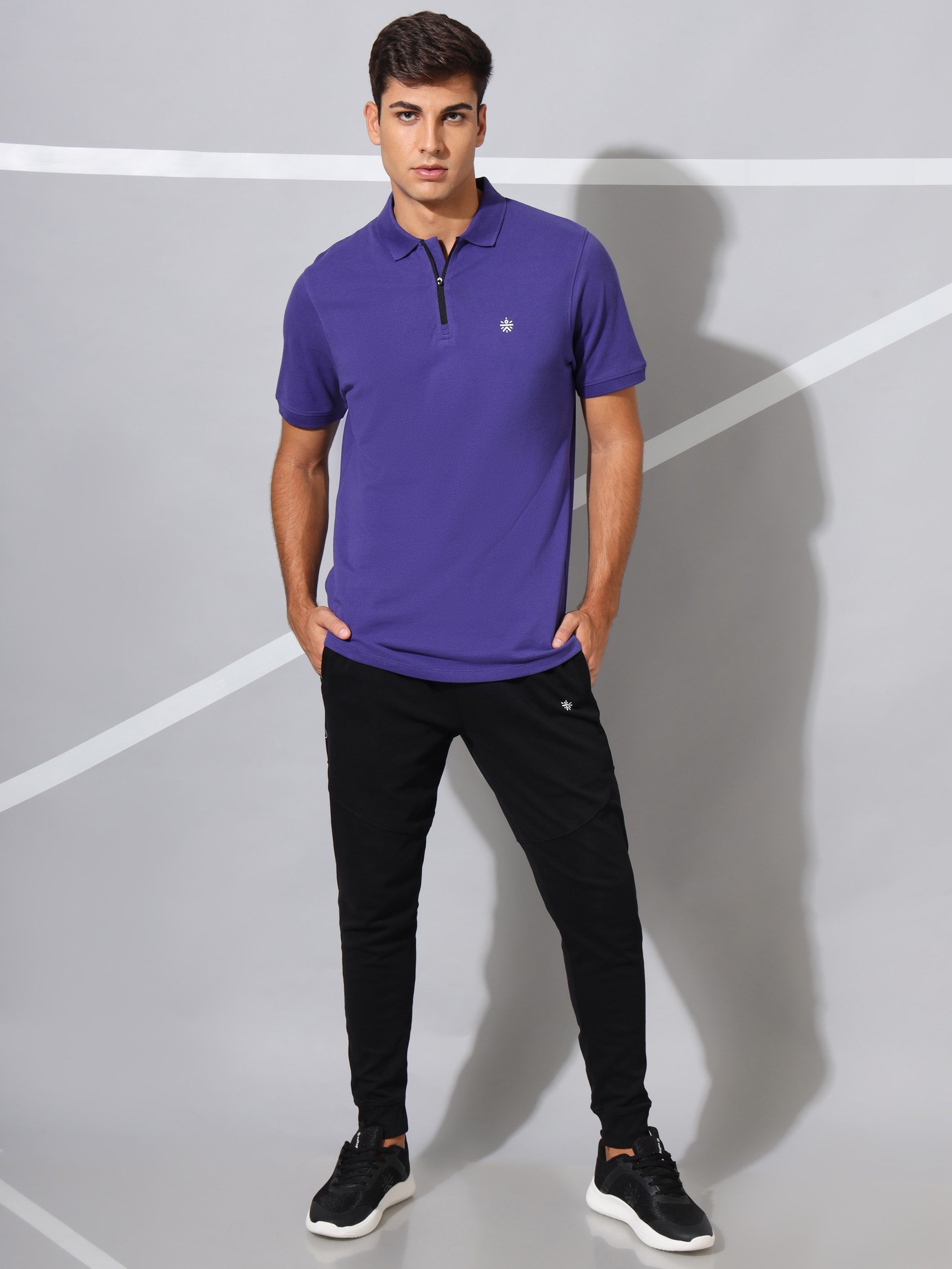 Solid Performance Polo T-shirt