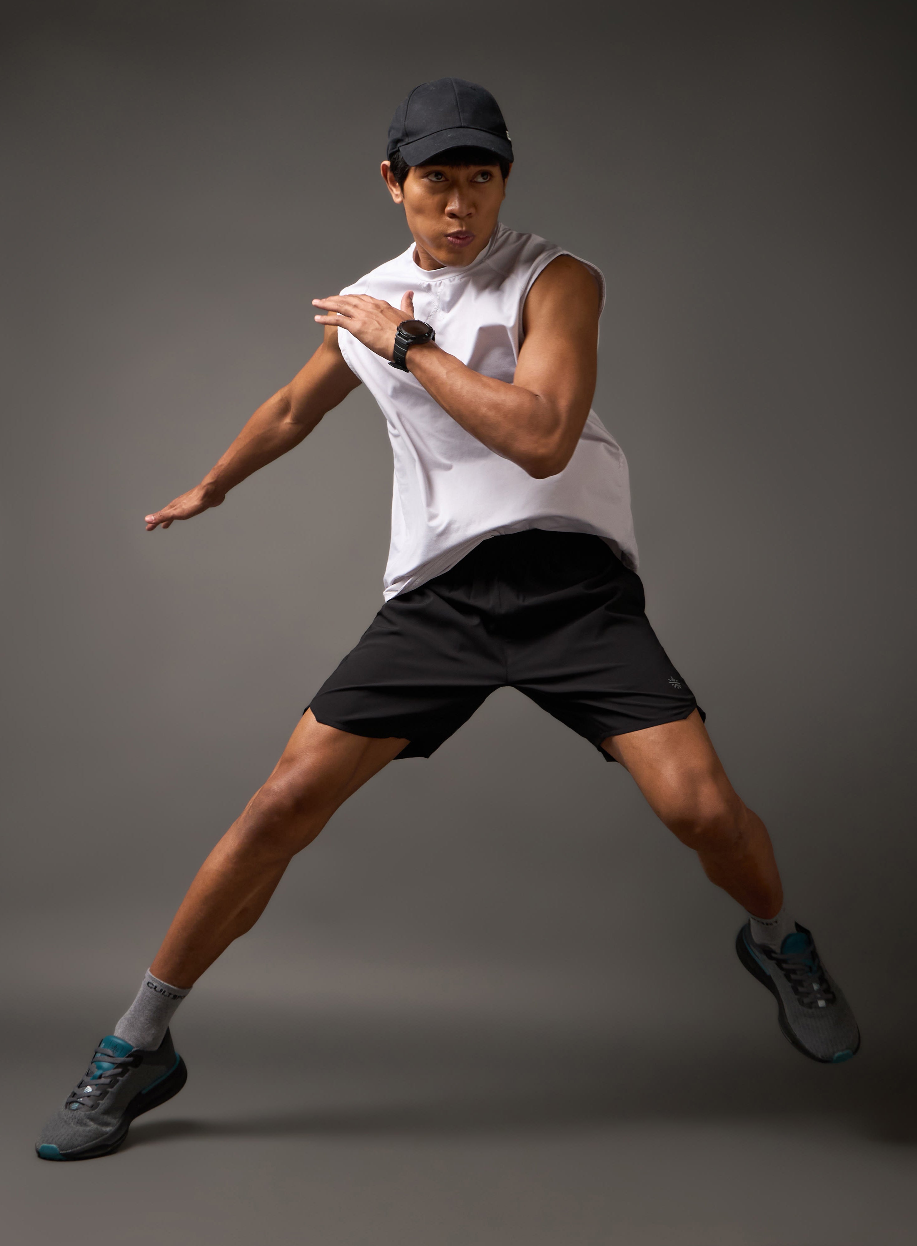 Iconic Black Running Shorts