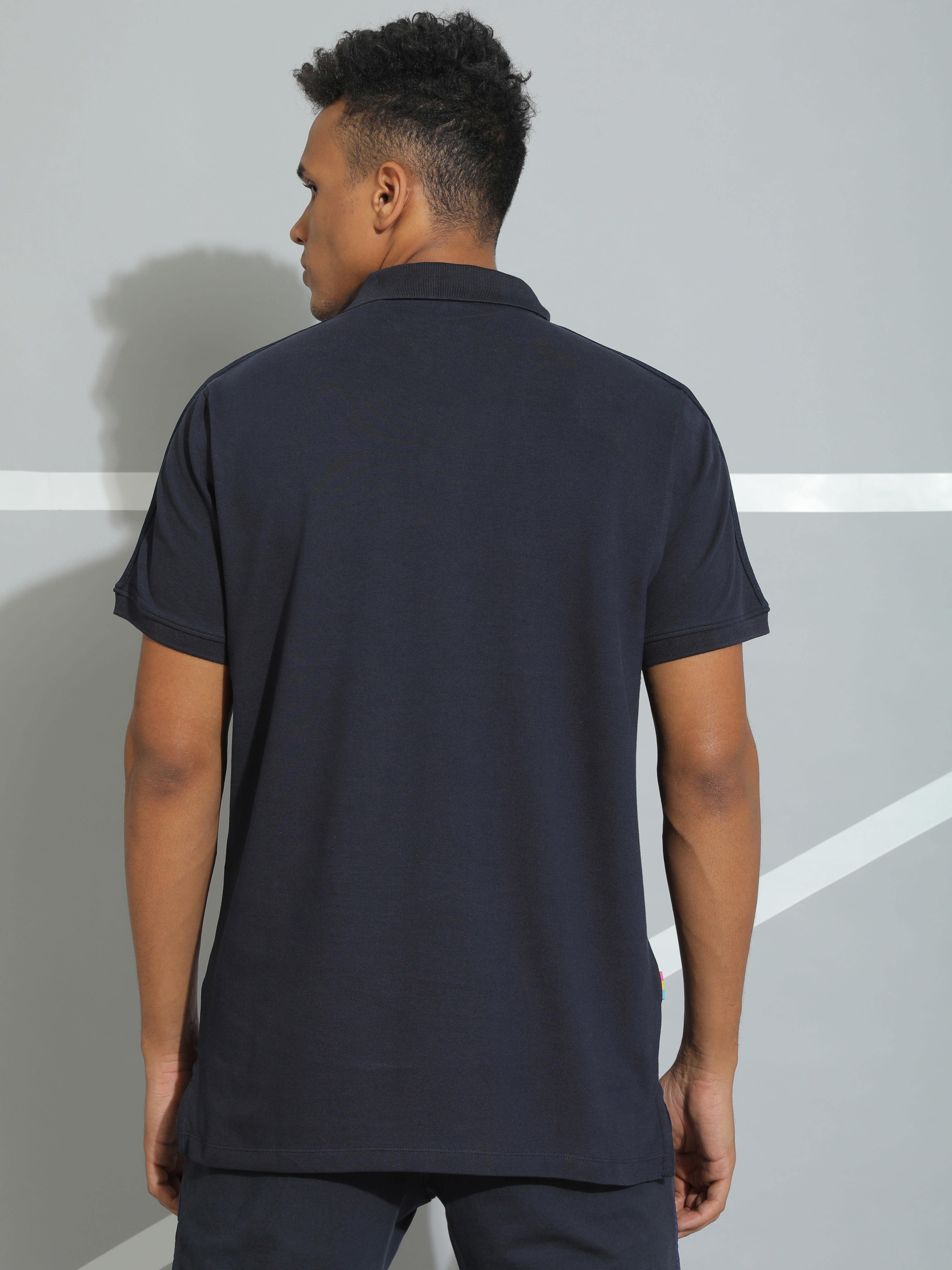 Colourblock Active Polo T-shirt