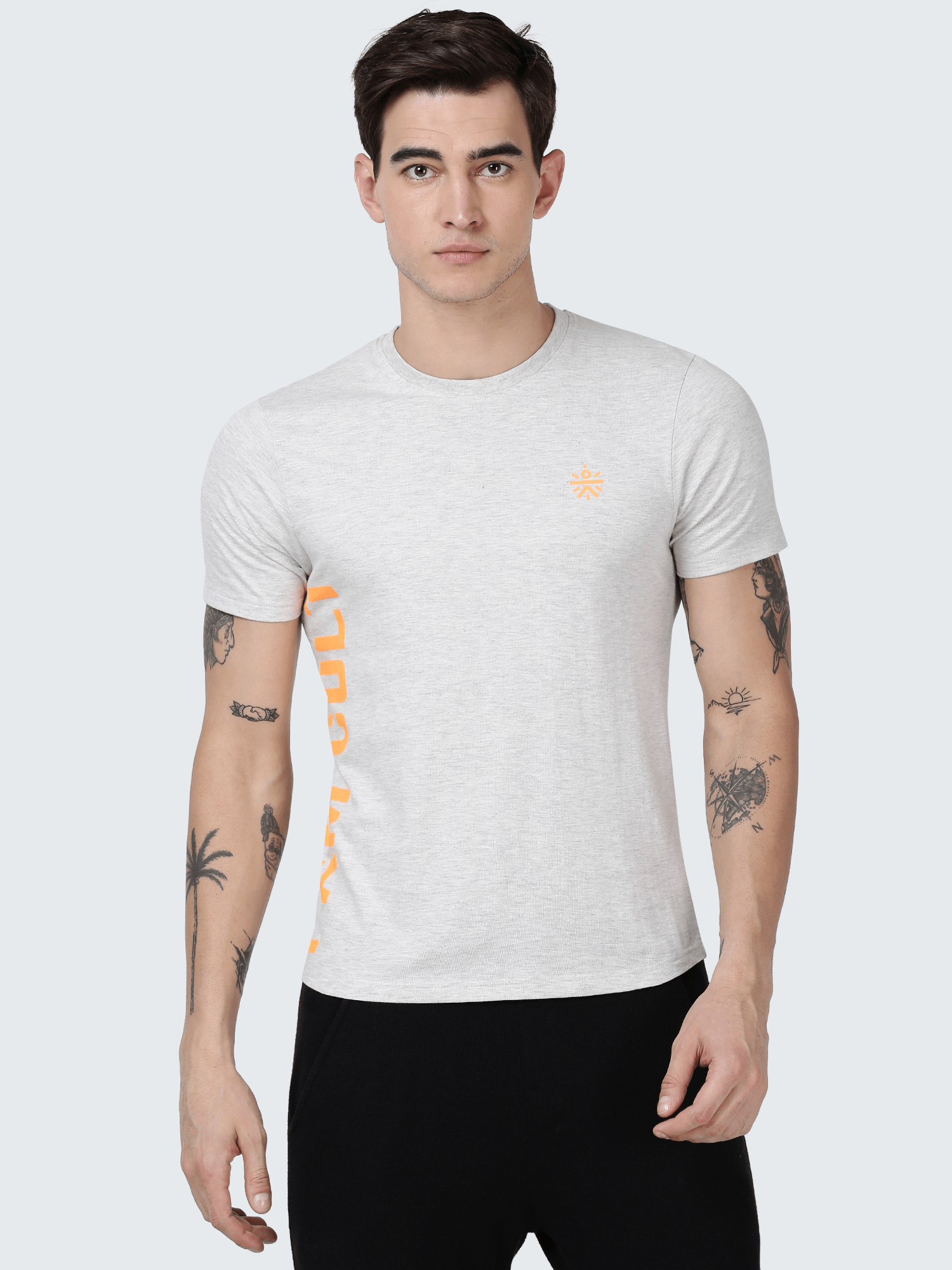 Everydays I AM CULT Grey Cotton Tee