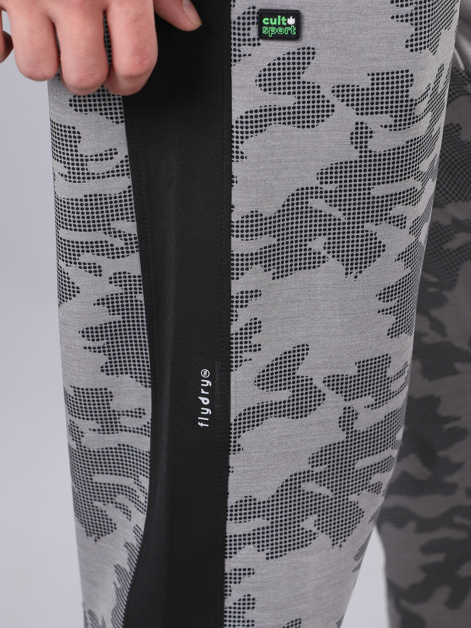 Signature Camo Grey Track Pants
