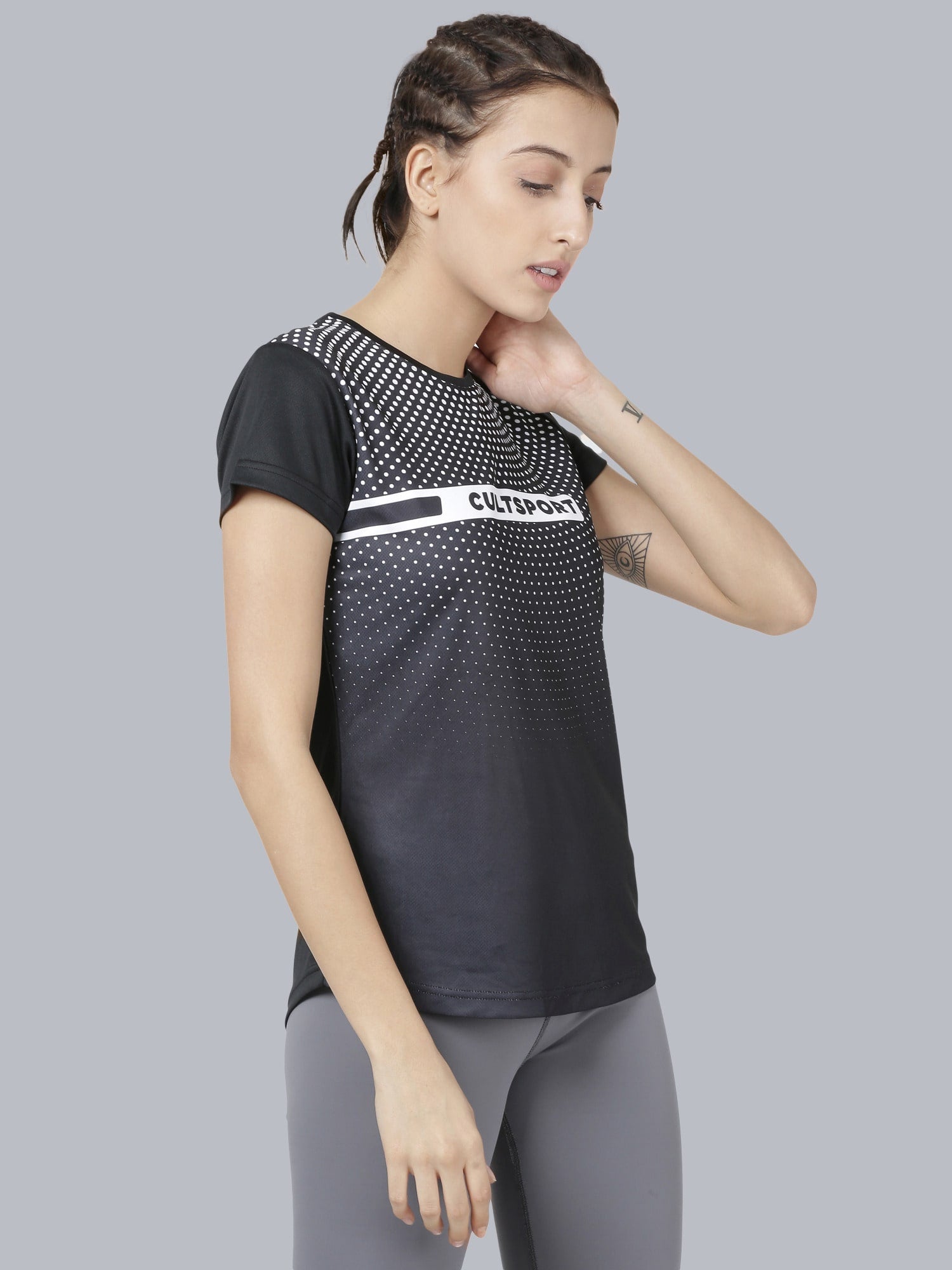 Dugout Radial Black Relaxed Tee