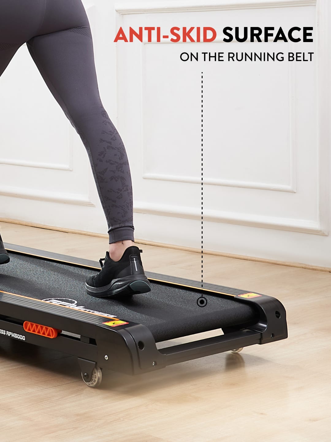 RPM5000 4.5HP DC Treadmill | 15-level Auto-Incline & Massager | Max Weight-110kg | Max Speed-16kmph (with 6 months extended warranty)