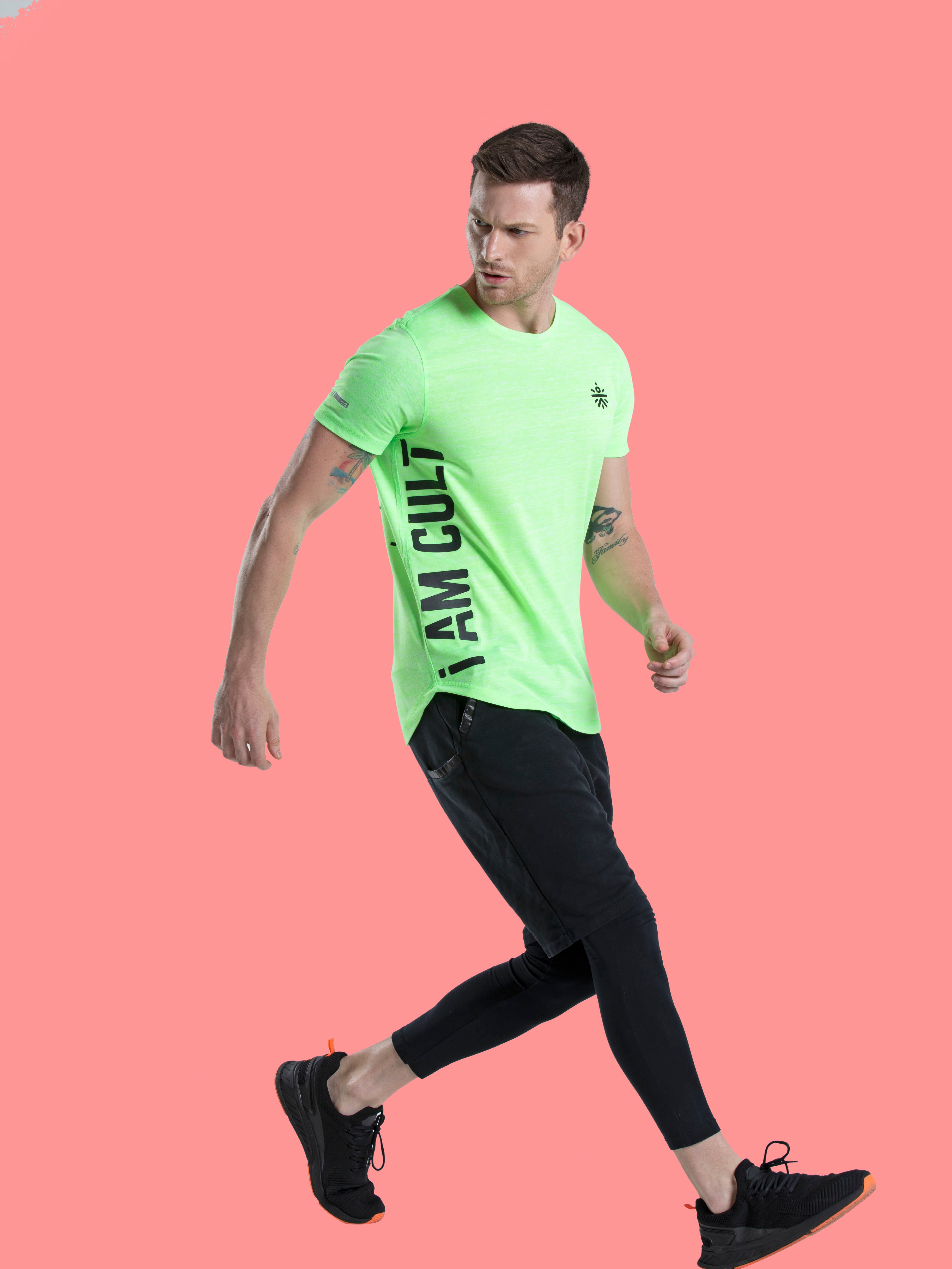 Signature Neon Green Street Tee
