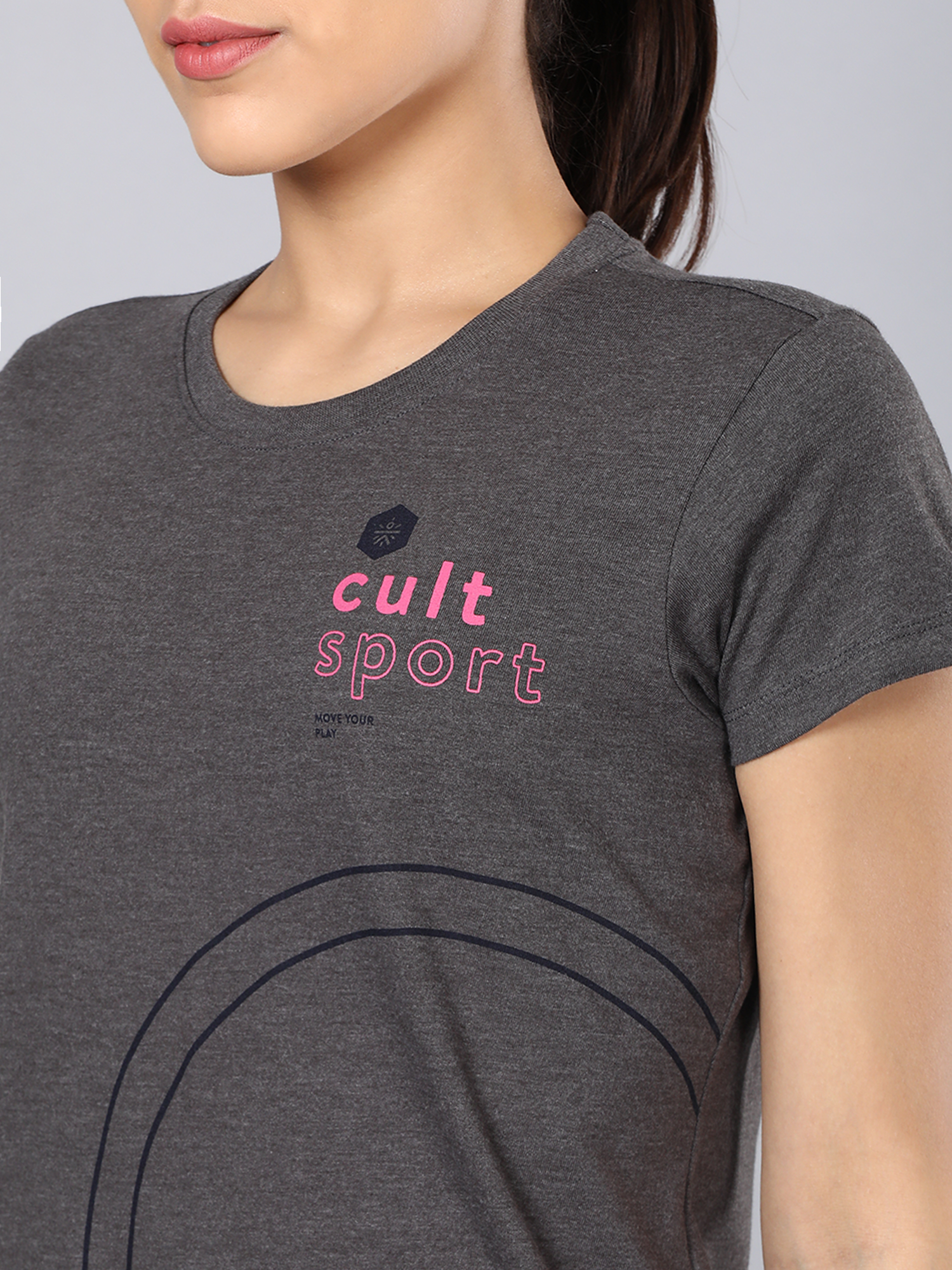 Everyday Numeric Anthra Casual Tee