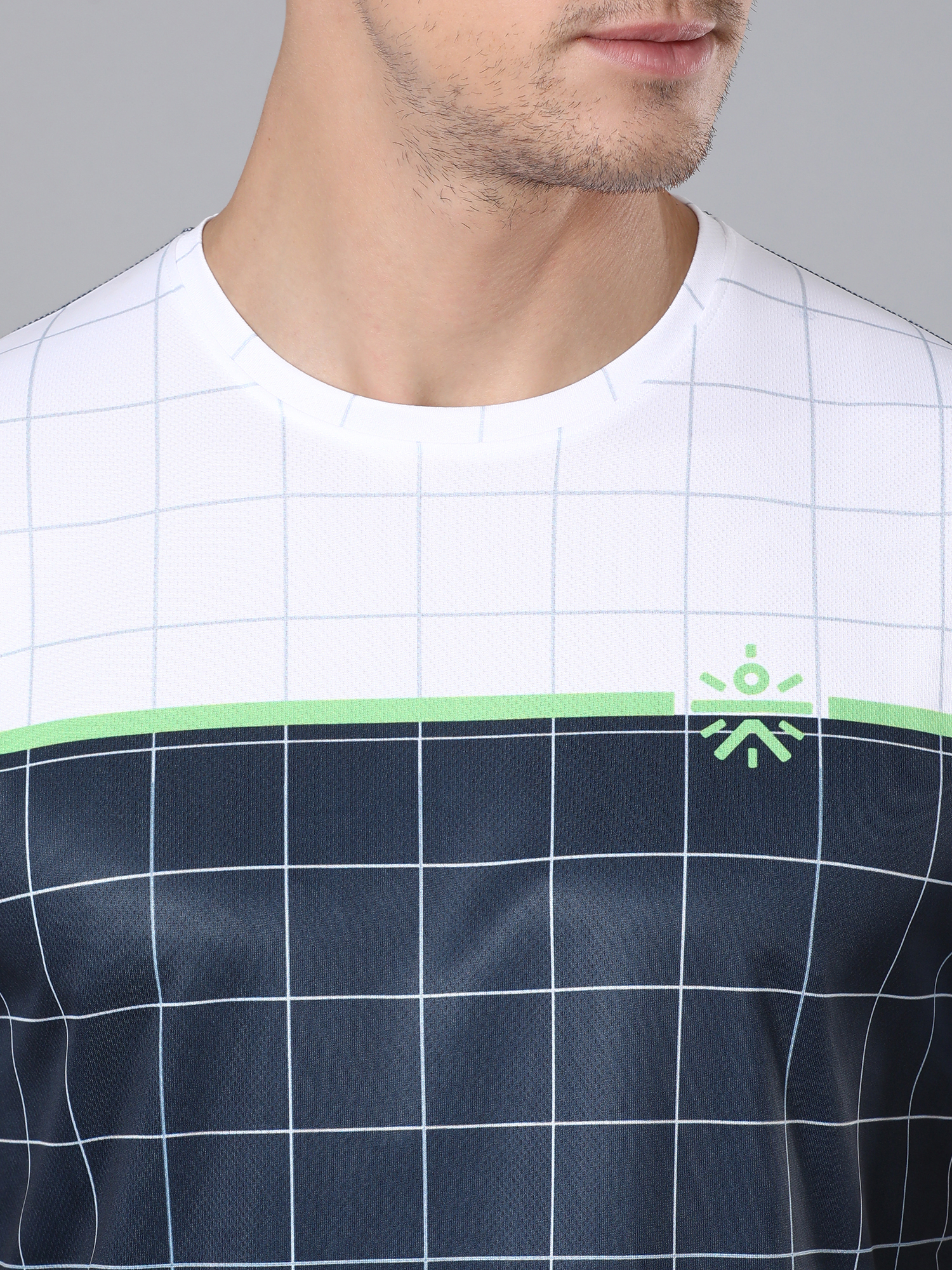 Men's Checkmate Blue & White Street Tee