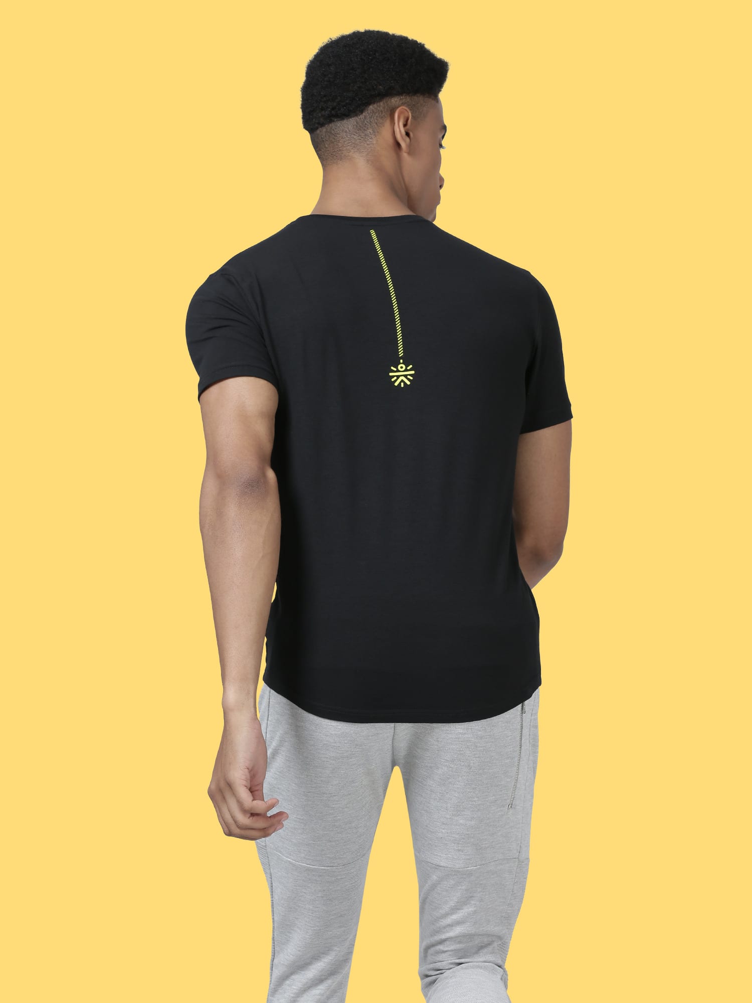 Signature I Am Cult Black Cotton Tee