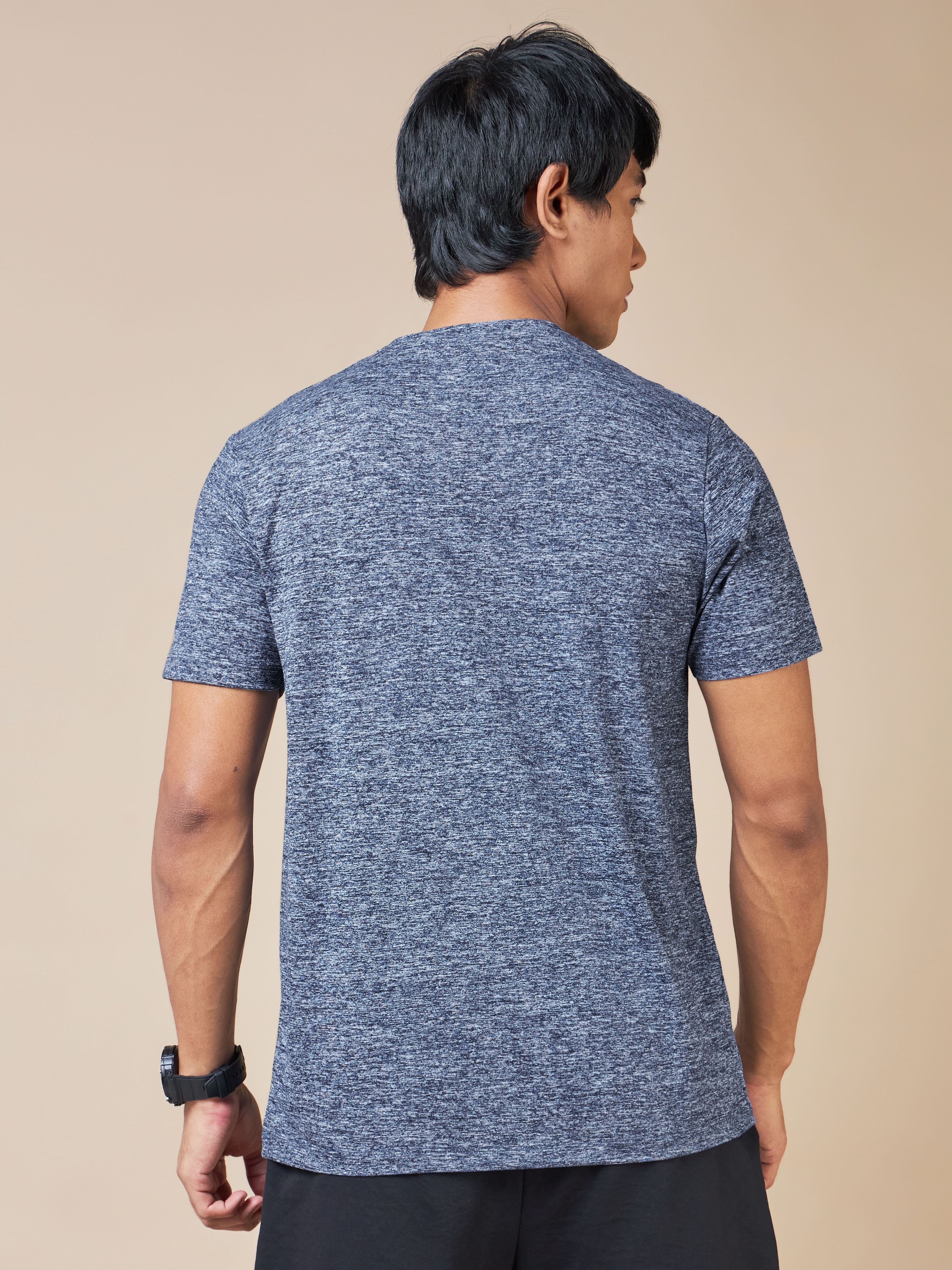 Men's All Day Workout Navy Comfortech T-shirt