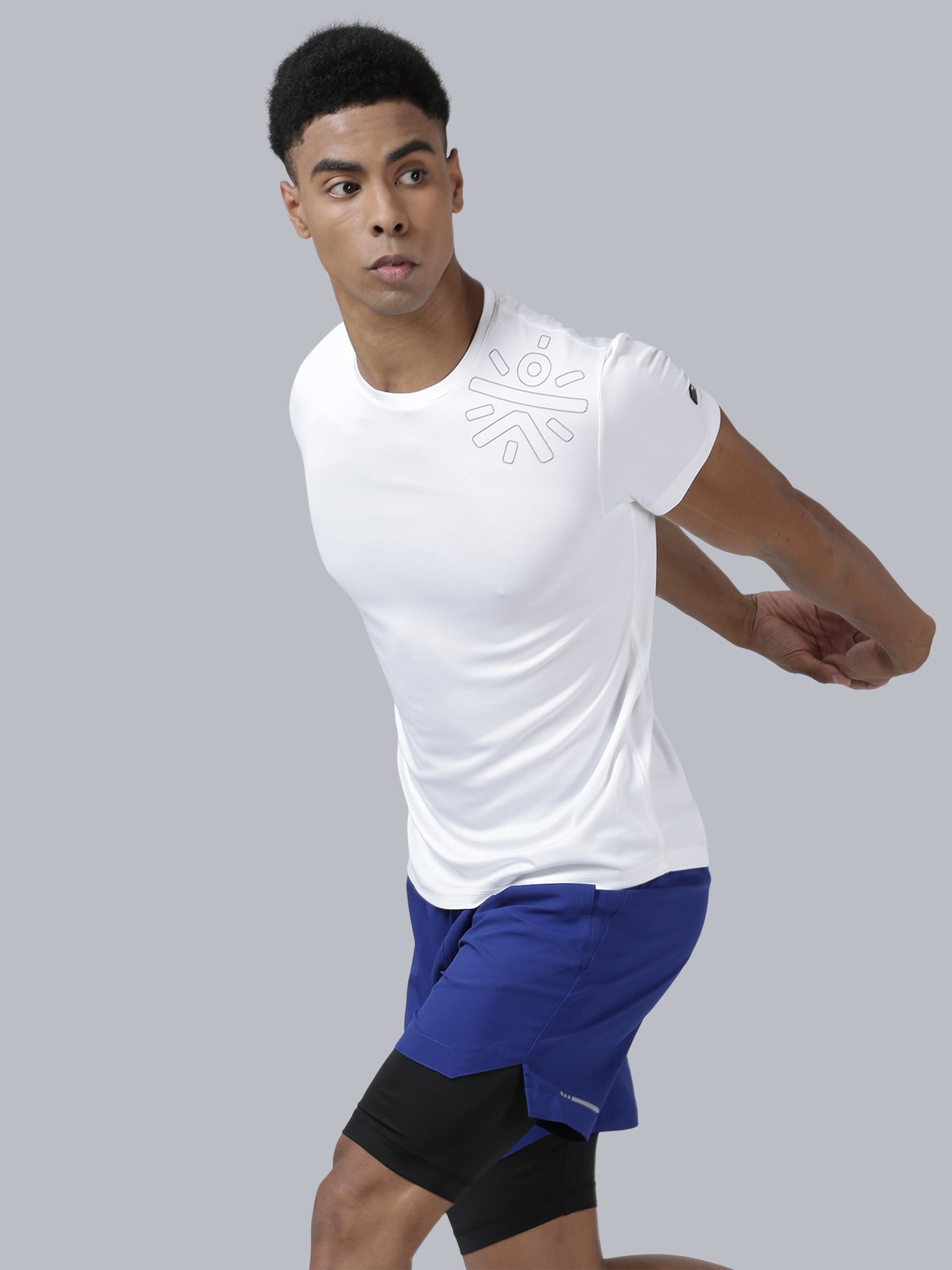 Vital Tread White Running Tee
