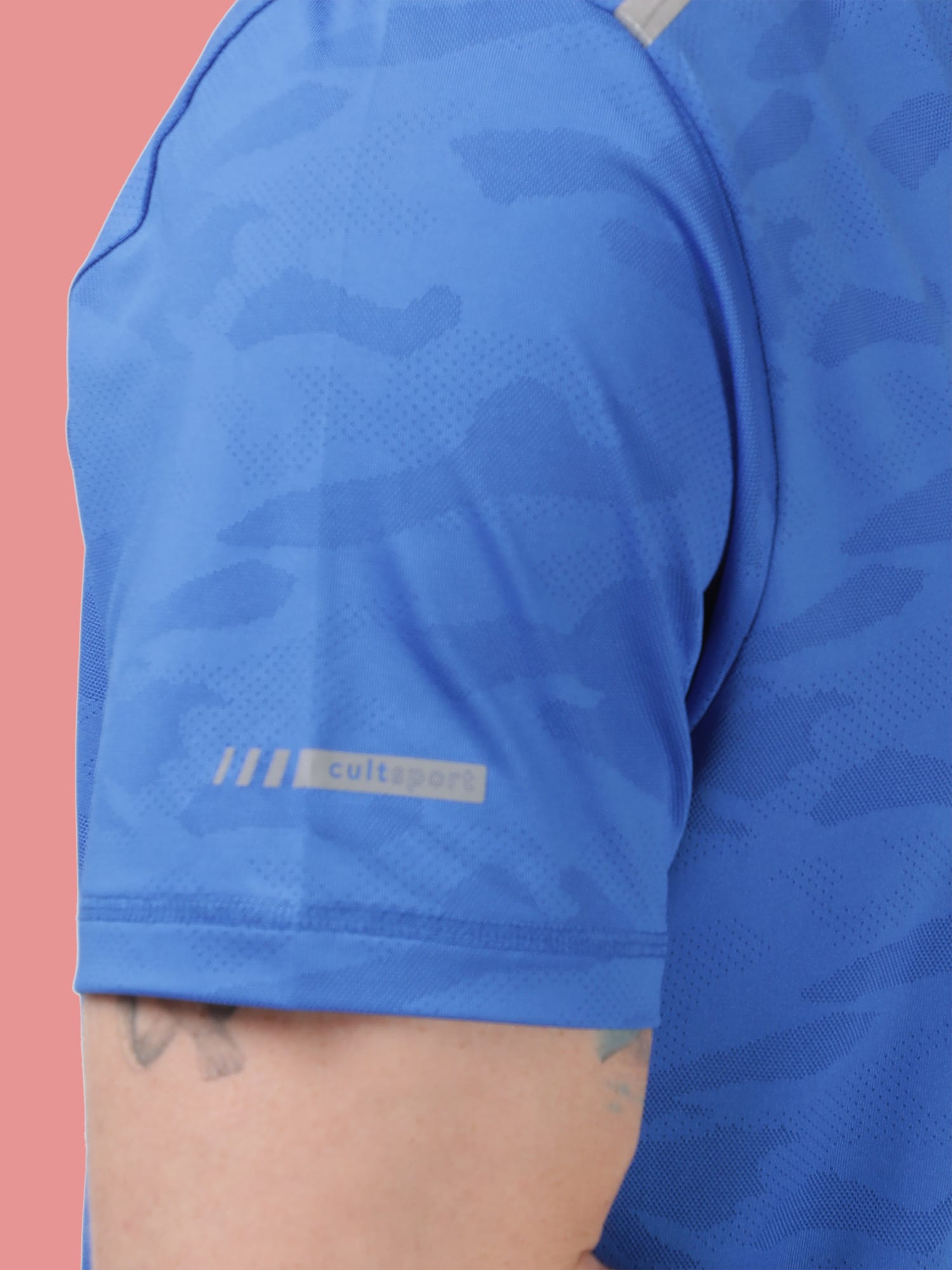 Vital Blaze Blue Running Relaxed Tee