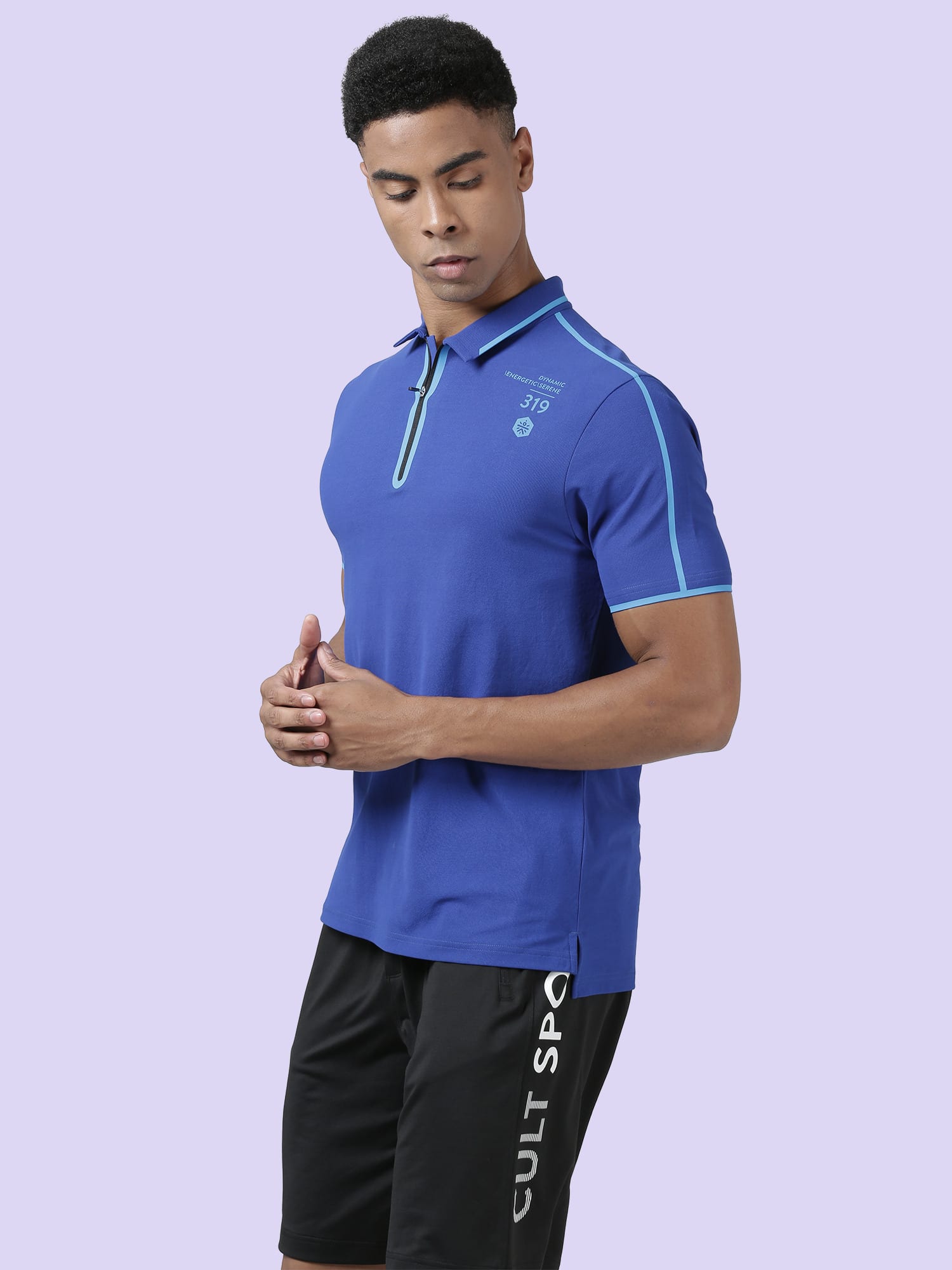Blakout Sleek Blue Relaxed Polo