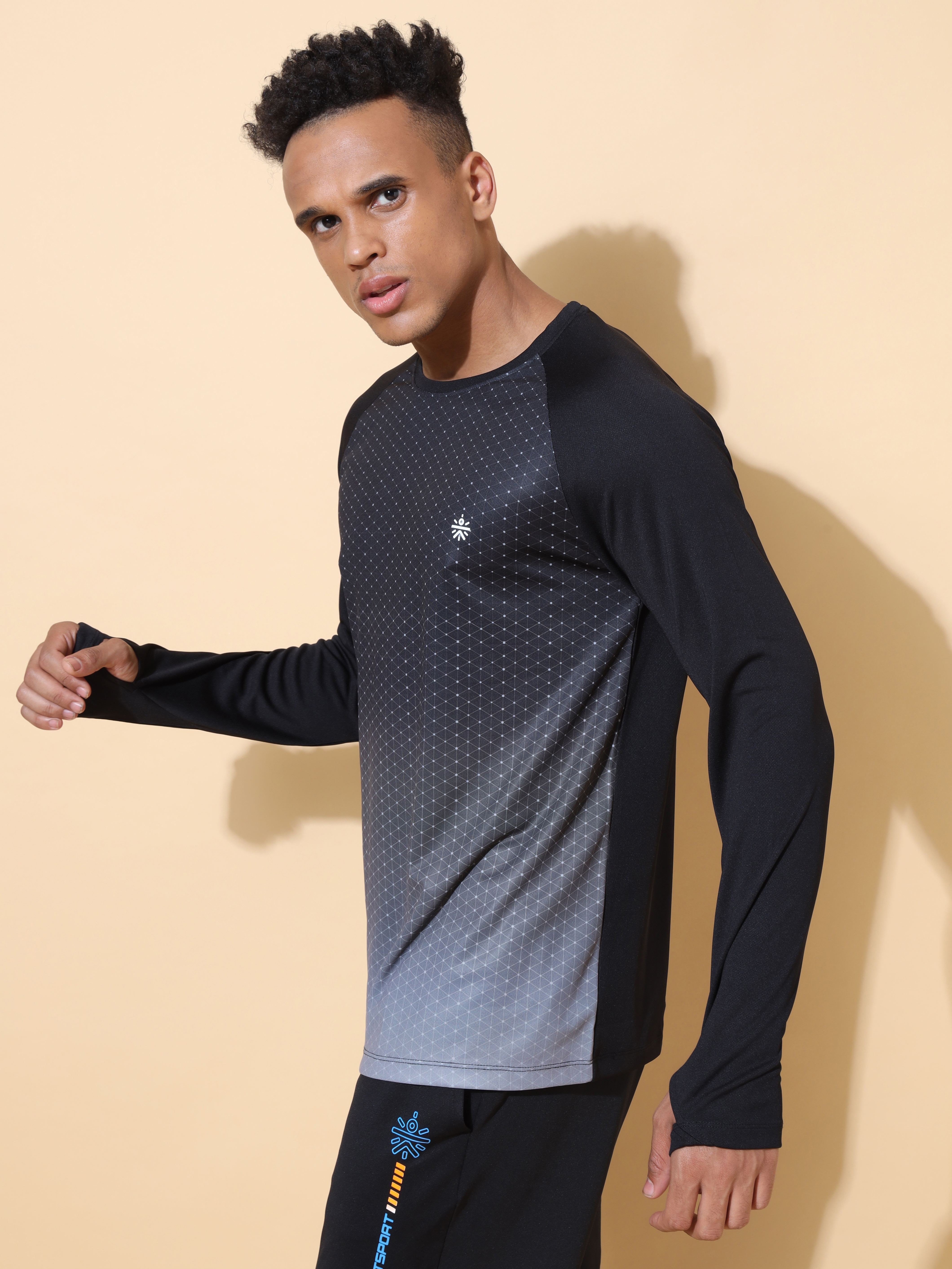 Ombre Active T-shirt with Thumbholes