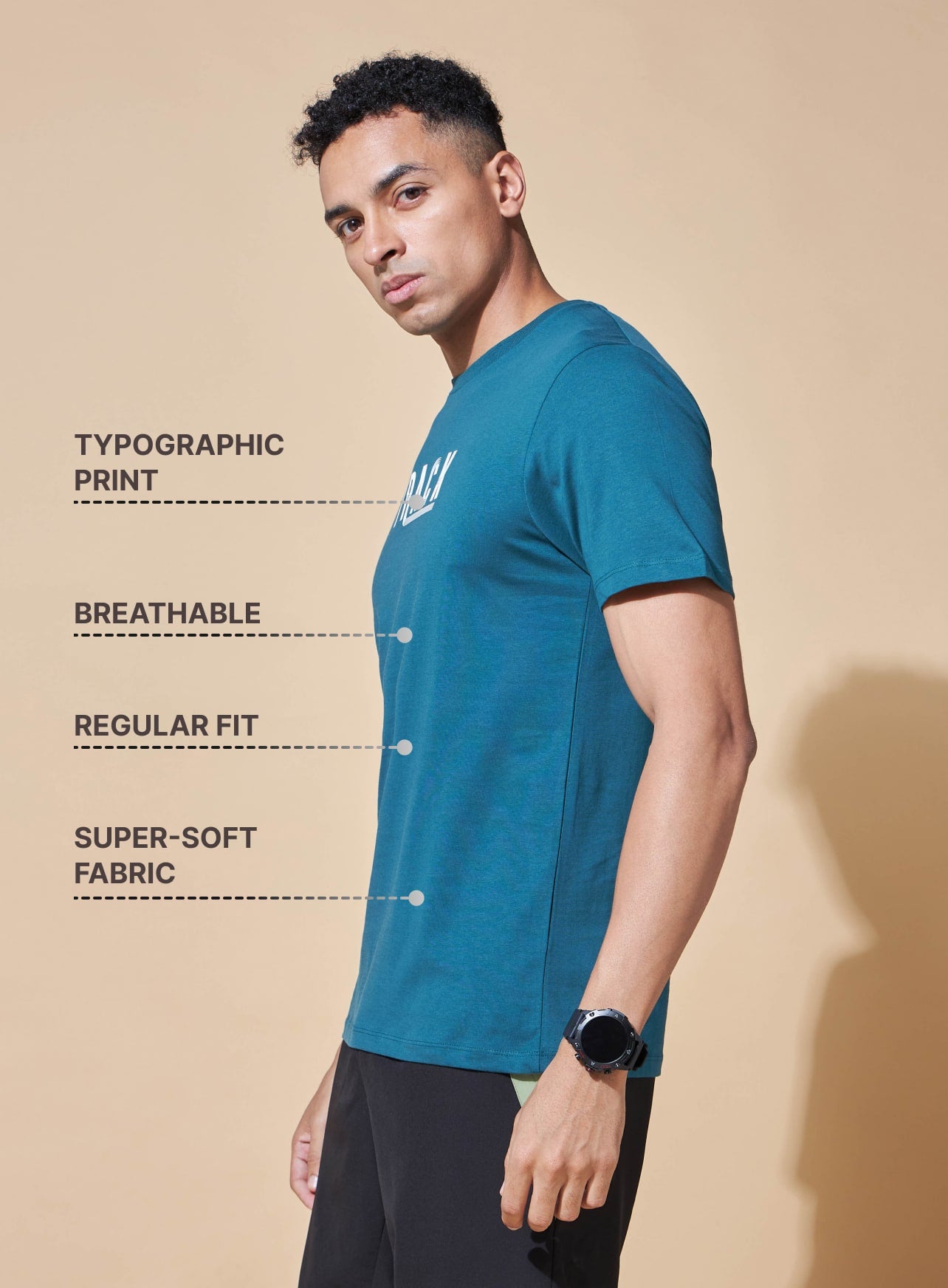 Track And Field Print T-shirt