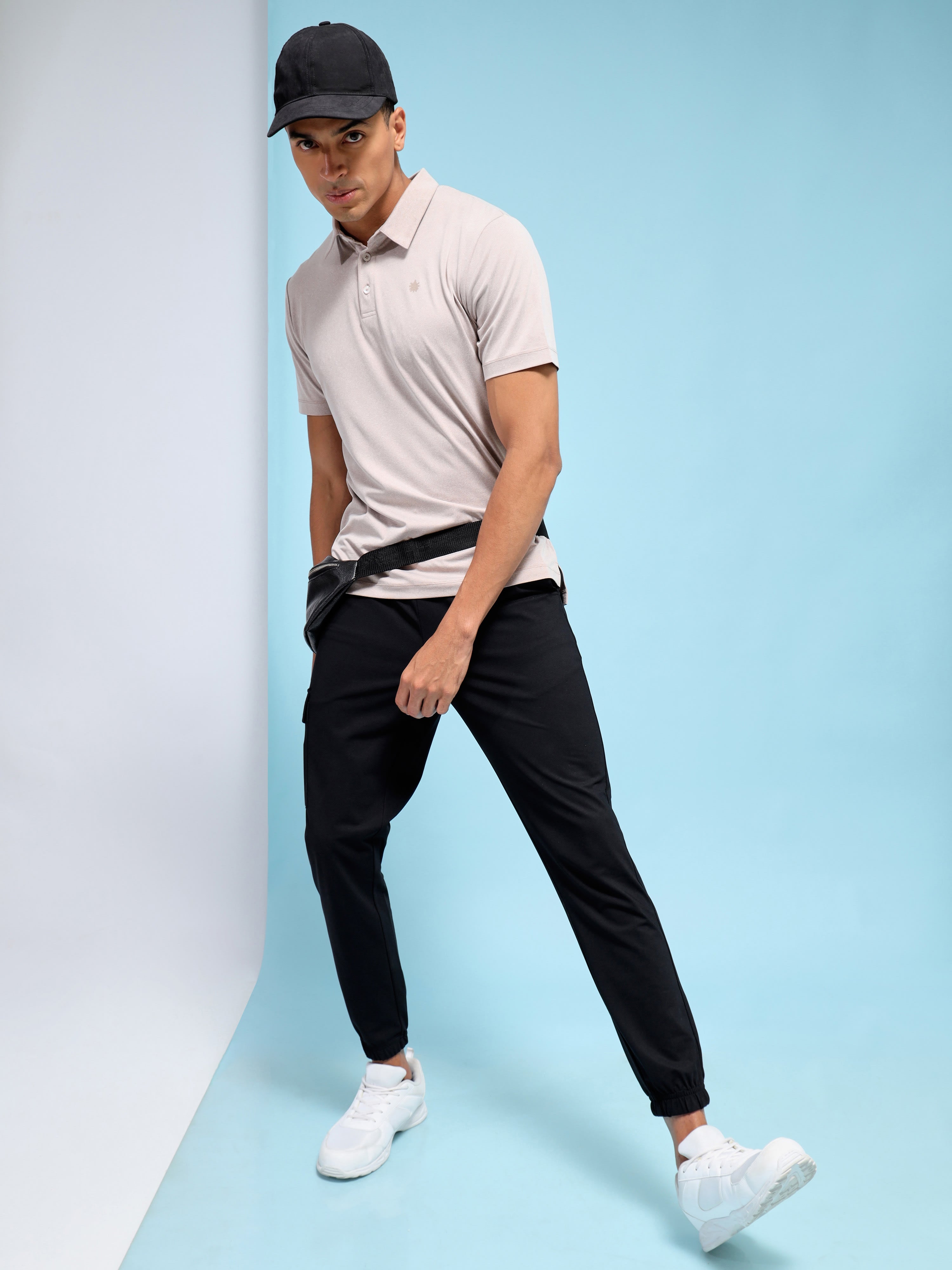 All Day Solid Comfort Joggers with Cargo Pocket