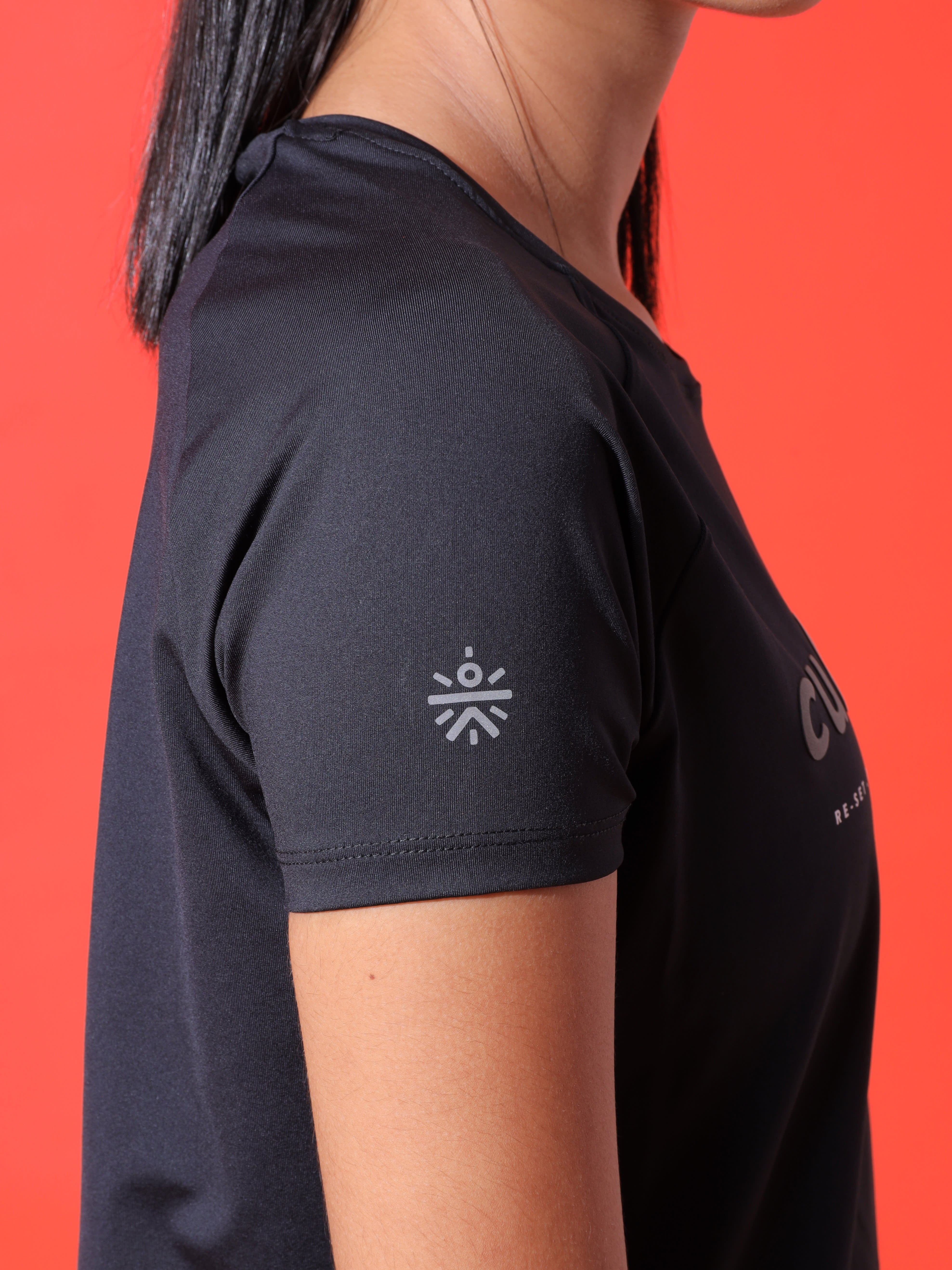 Graphic Print Workout T-shirt