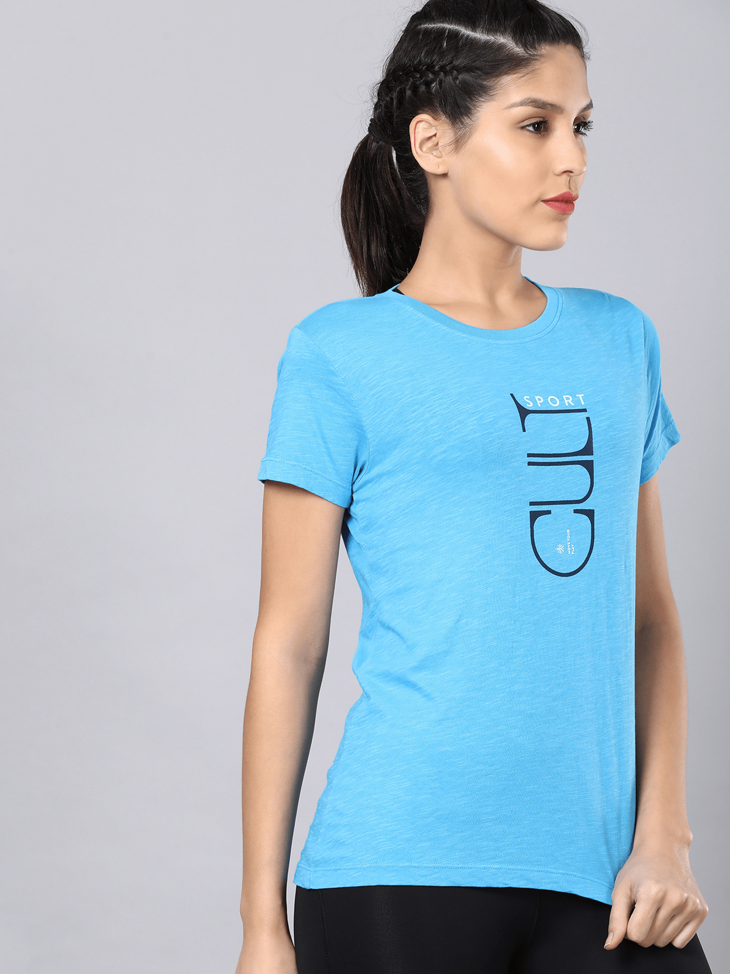 Everyday Graph Blue Casual Tee