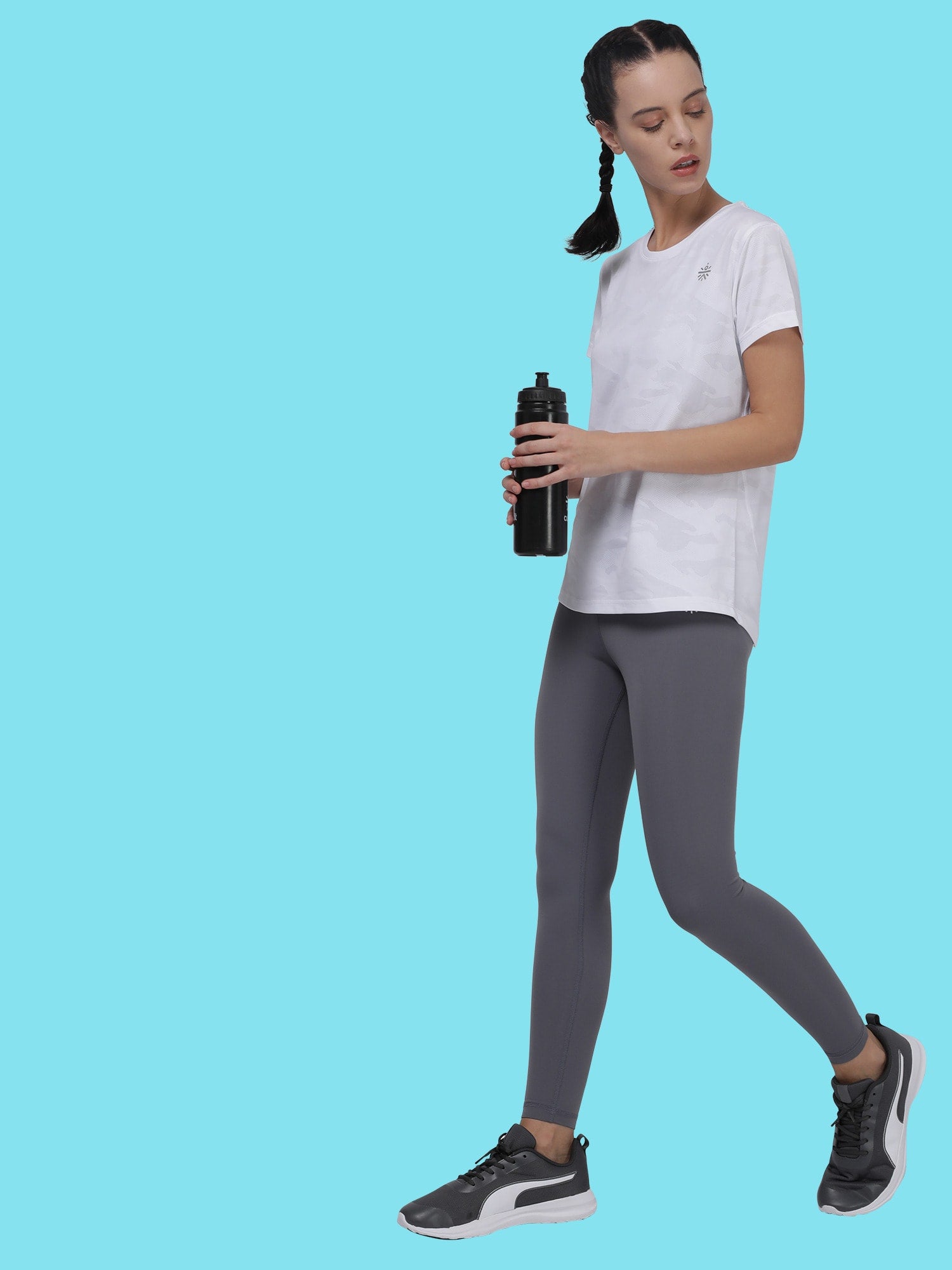 Vital Air White Camo Running Relaxed Tee