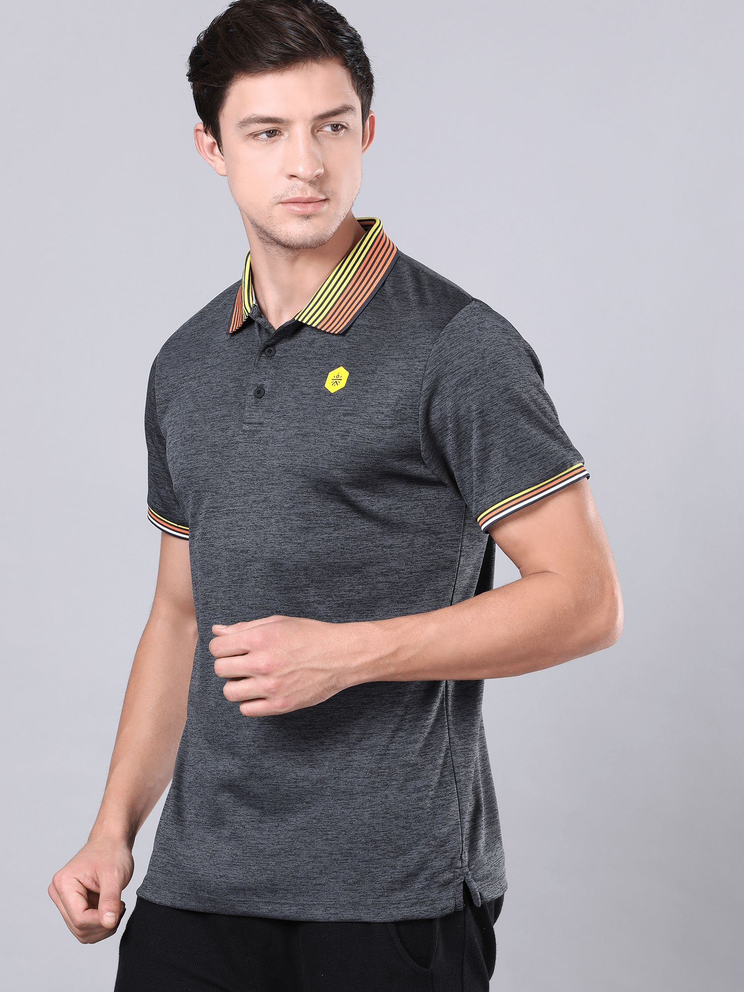 Signature Tri color Anthra Polo