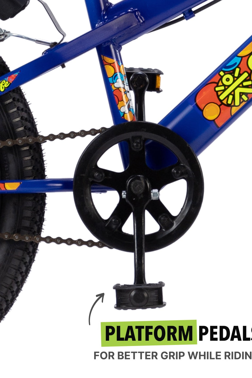 Skater 20T Steel Frame Kids Bike Blue