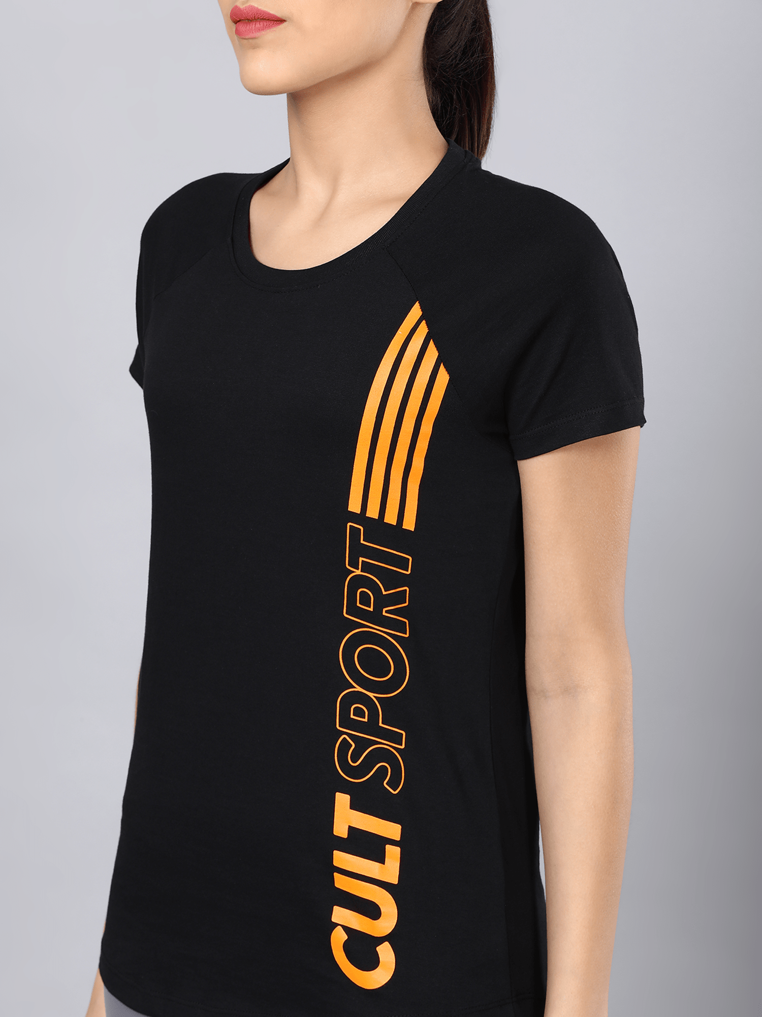 Signature Hustle Black Workout Tee