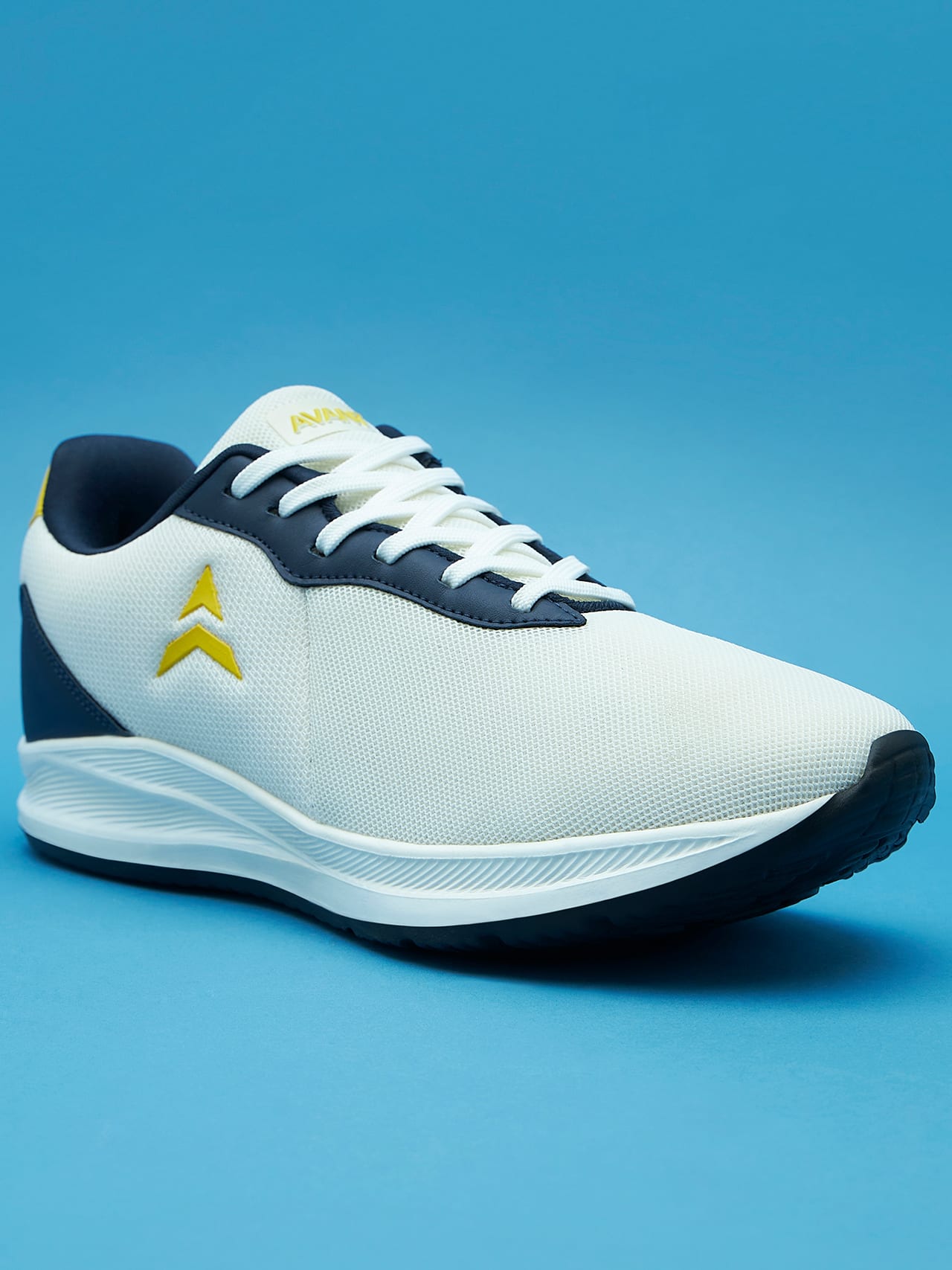 Mens - Shoes - White-Navy - UK 8