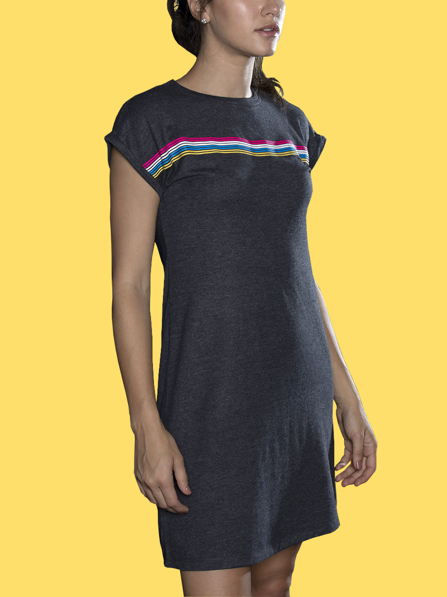 Women Go-beyond Athletic Charcoal Dress