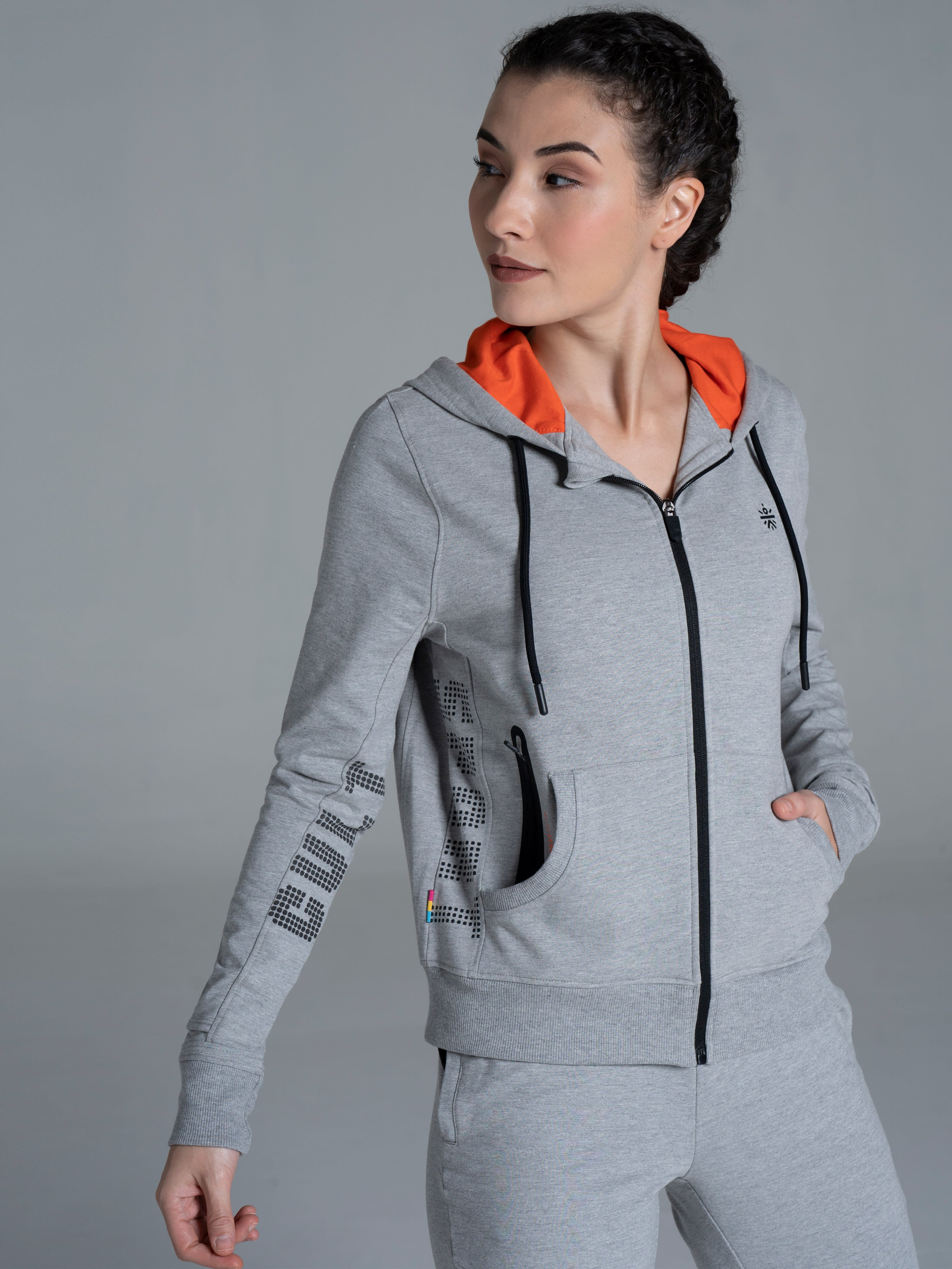 Flexoft Women's Neon-Pop Hooded Sweatshirt