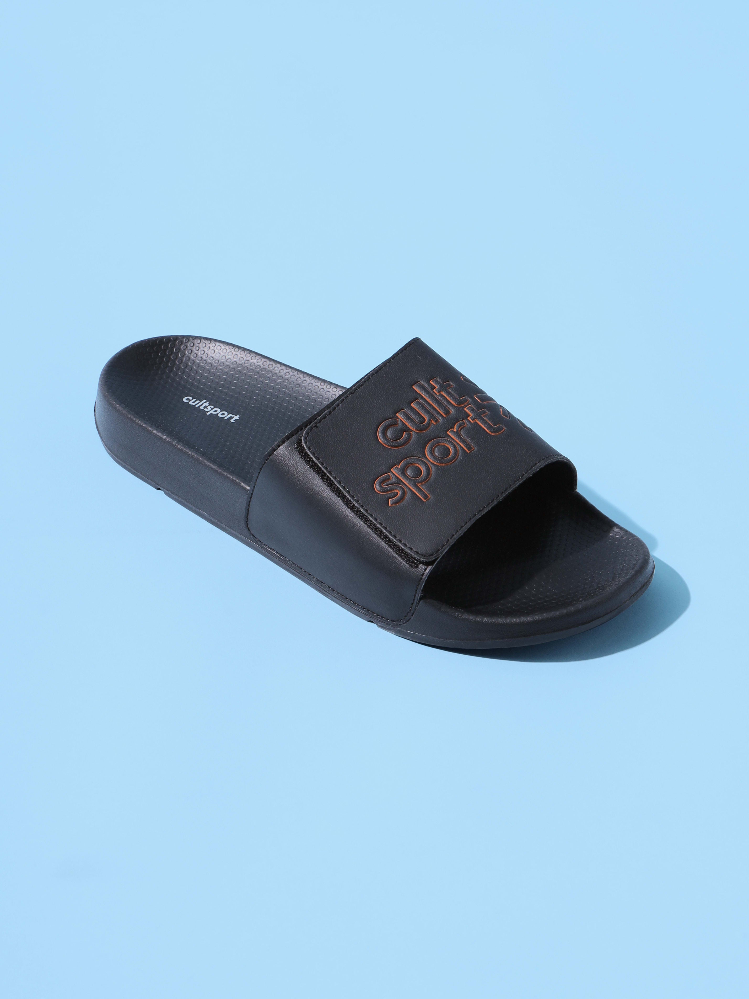 cult Glissade Black Men Slides