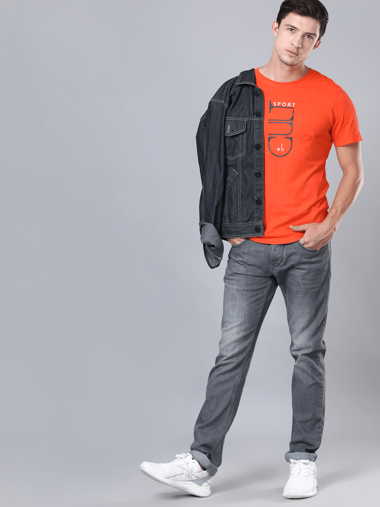 Everyday Mark Orange Casual Tee