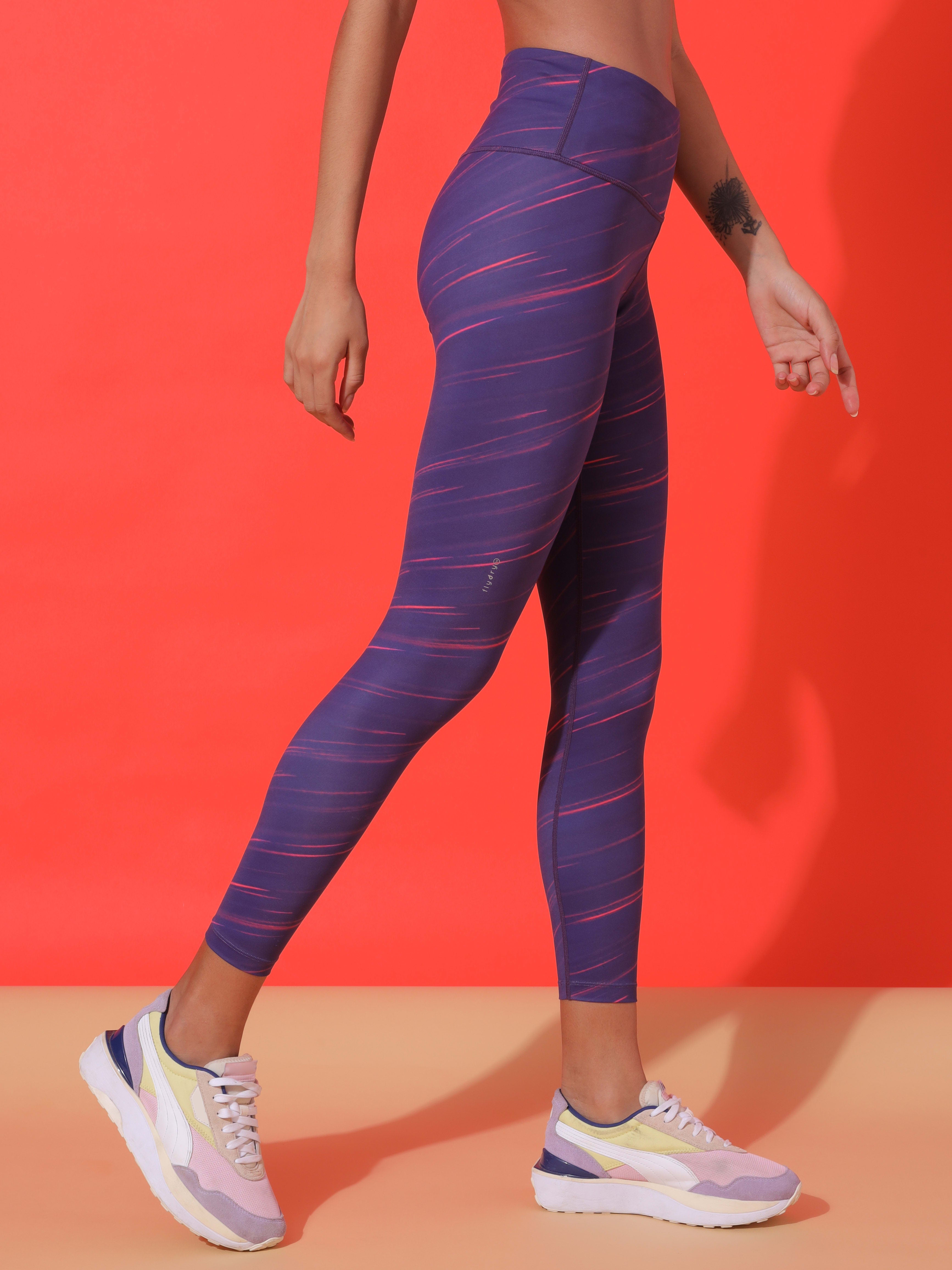 Neon Streak Print Co-ord Set