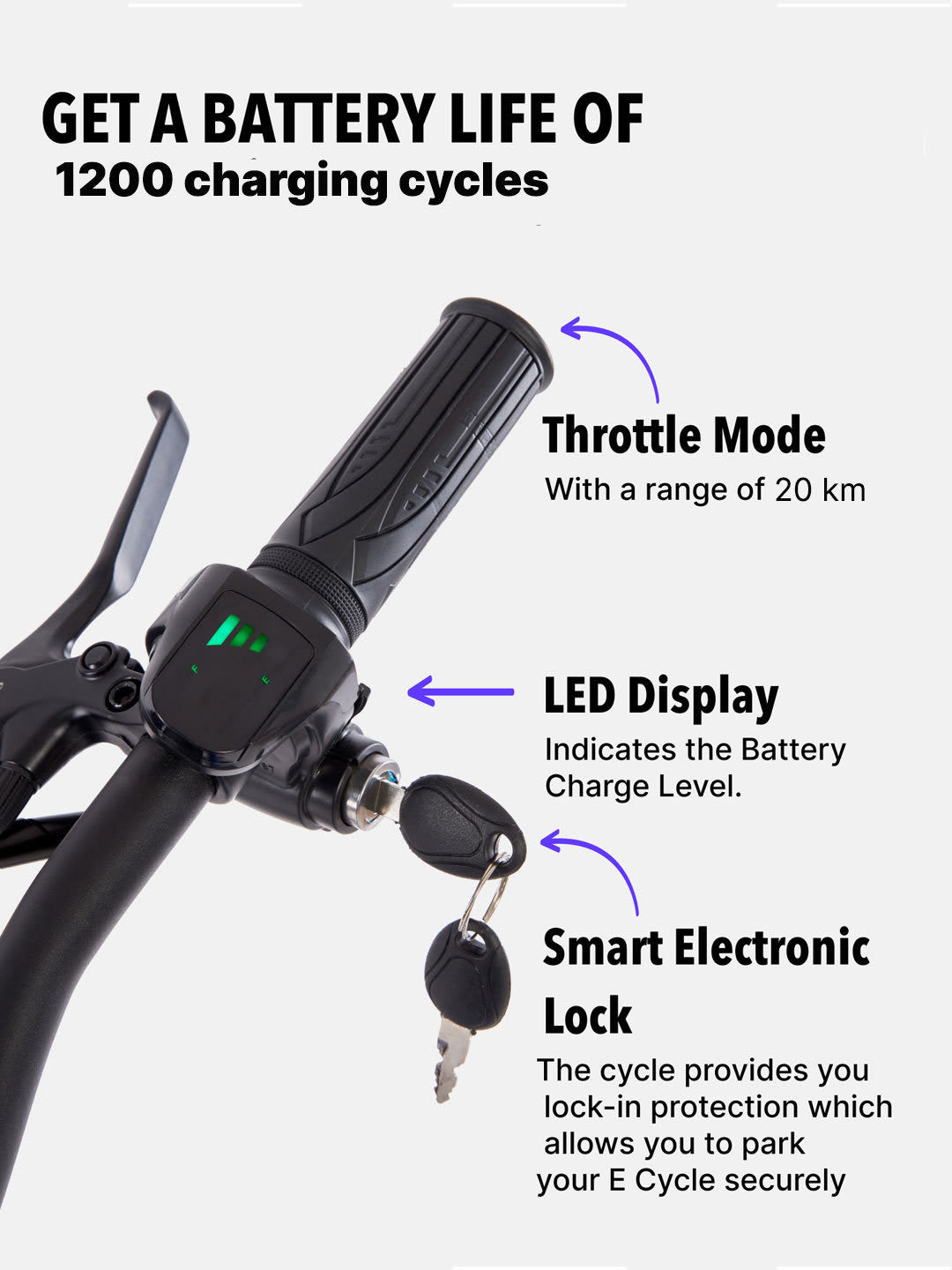 Hermit 27.5T Blue with 3.5hrs Fast Charge, Cycling Event, BLDC Motor 27.5 inches Single Speed Lithium-ion (Li-ion) Electric Cycle, Ideal for Unisex, 15+ Years