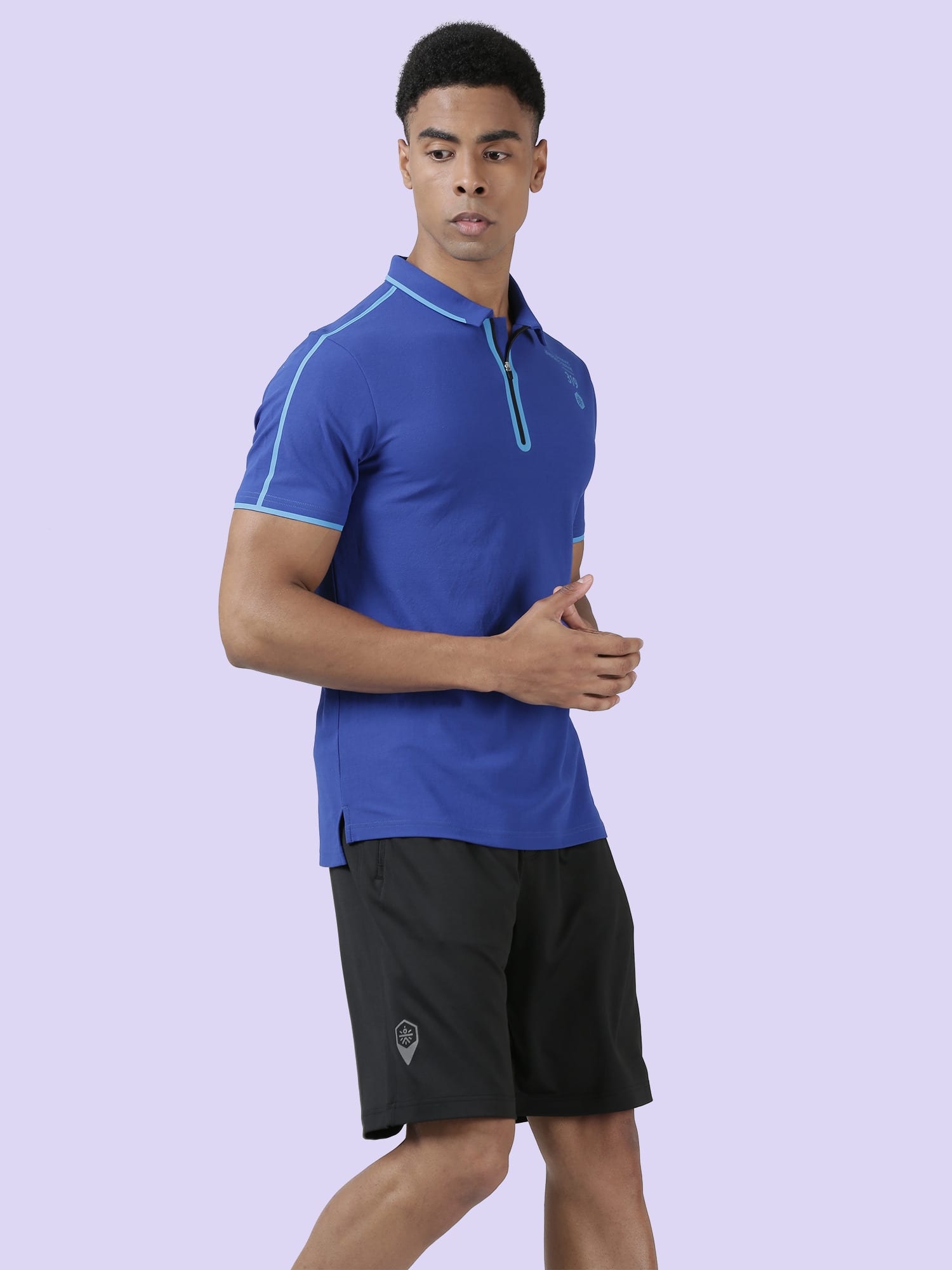 Blakout Sleek Blue Relaxed Polo