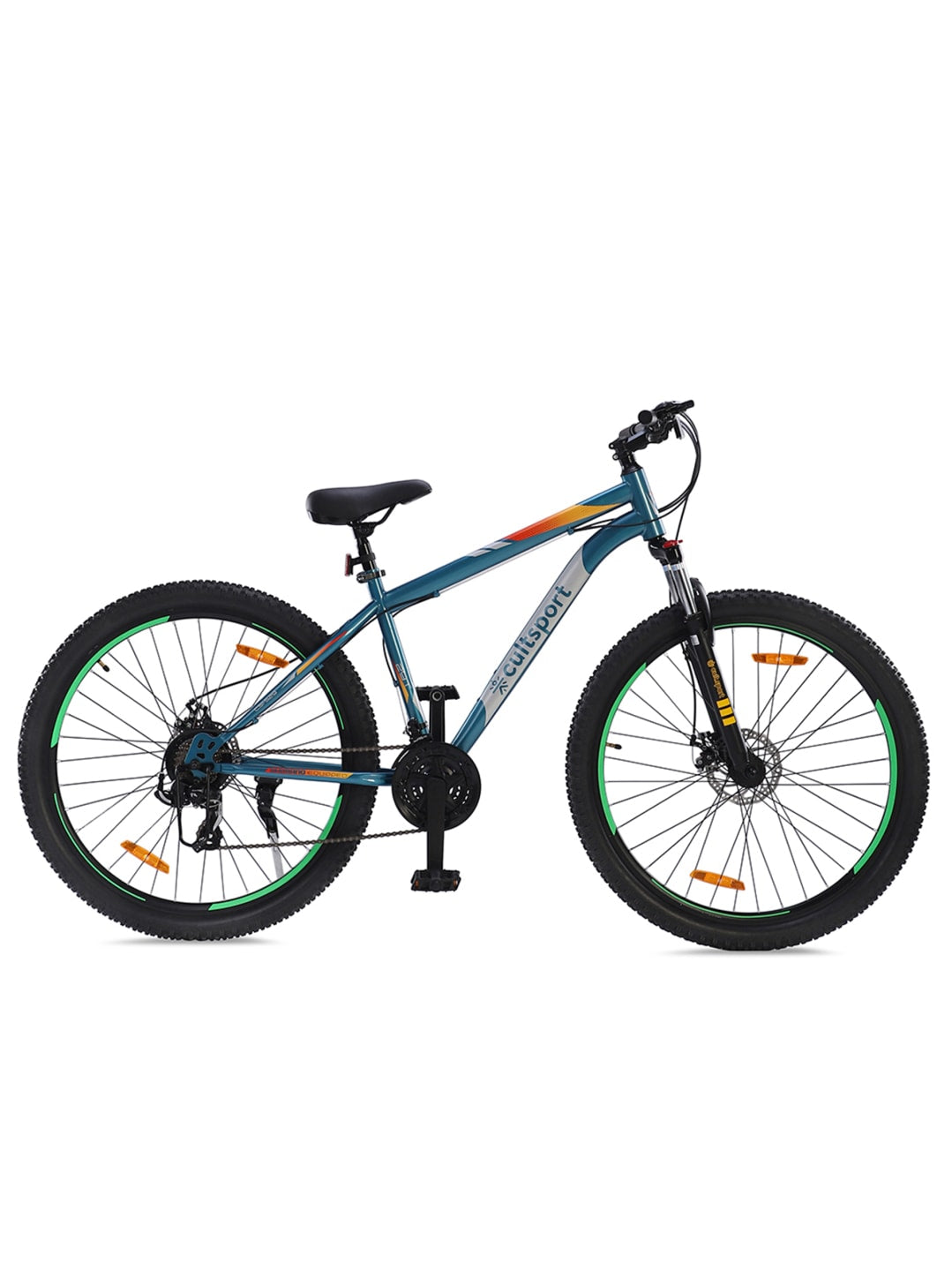 Hemis Steel 21 Speed Shimano Gear 29 inch Mountain Cycle, Dual Disc Brake, Front Suspension, Double Wall Rim, Blue
