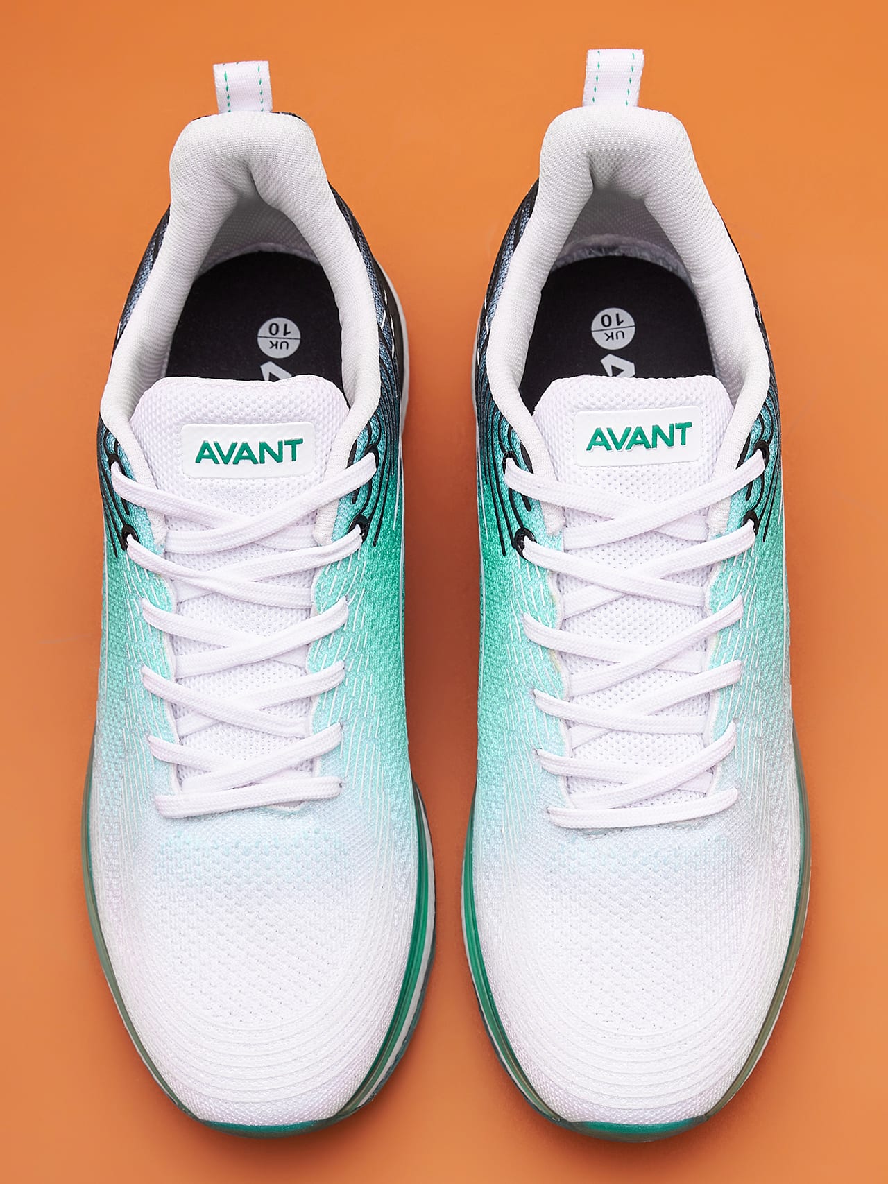 Avant Men's BounceMax Walking Shoes - White/Grey/Green