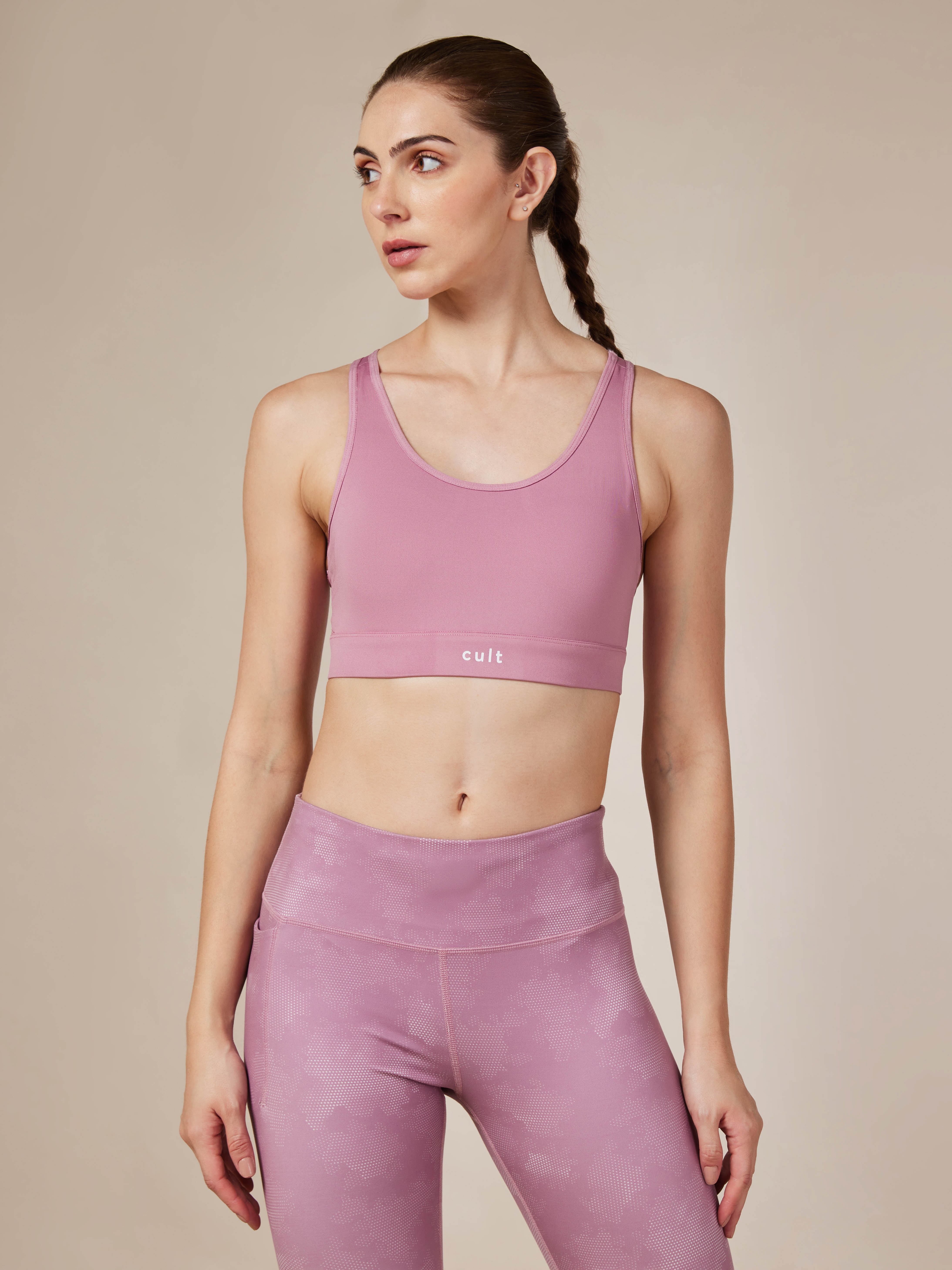 Women's Cult Pink Racer Back Hook Bra