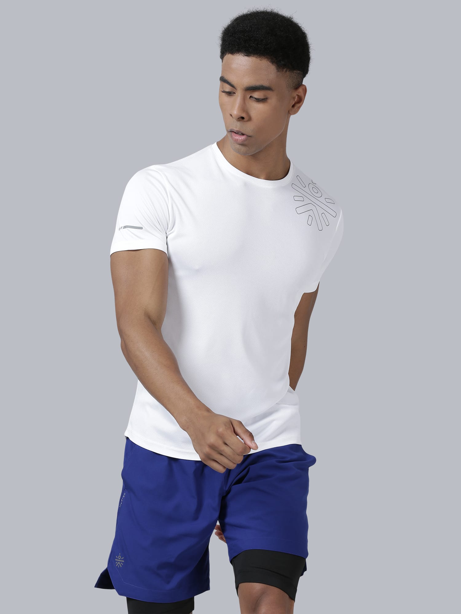 Vital Tread White Running Tee