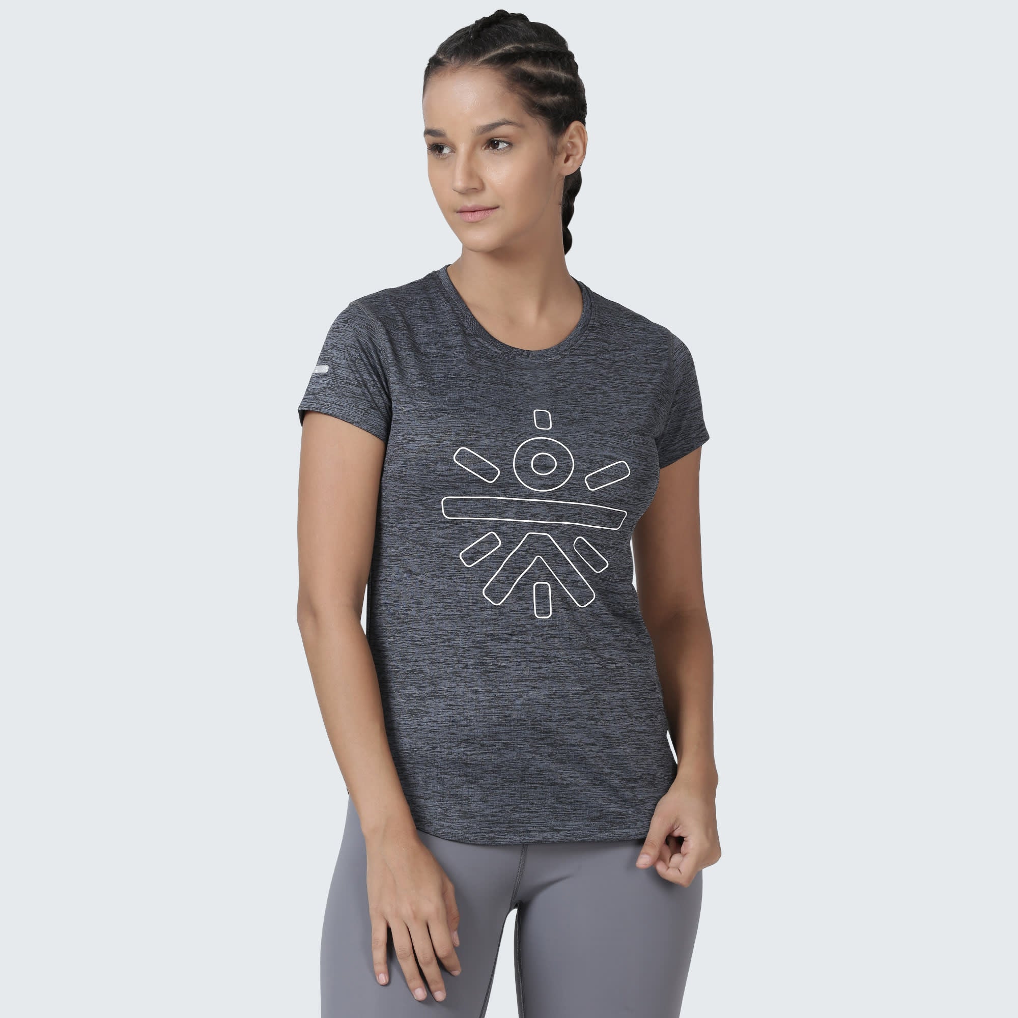 Signature Logo Slim Fit T-shirt - Grey