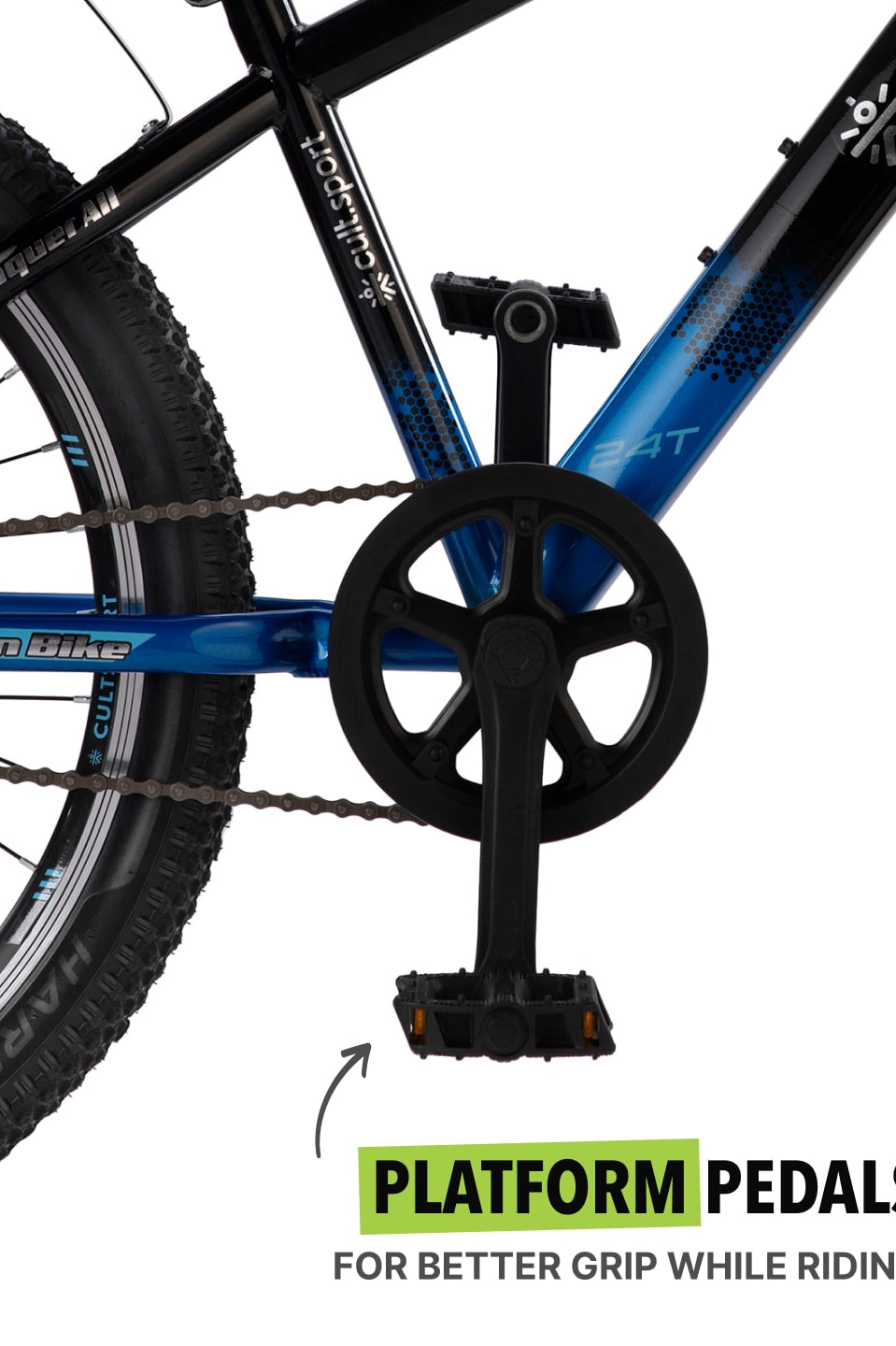 Dauntless24TBlue Steel Single Speed 24 inch Mountain Cycle, Front Suspension, Double Wall Rim and Dual Disc Bake